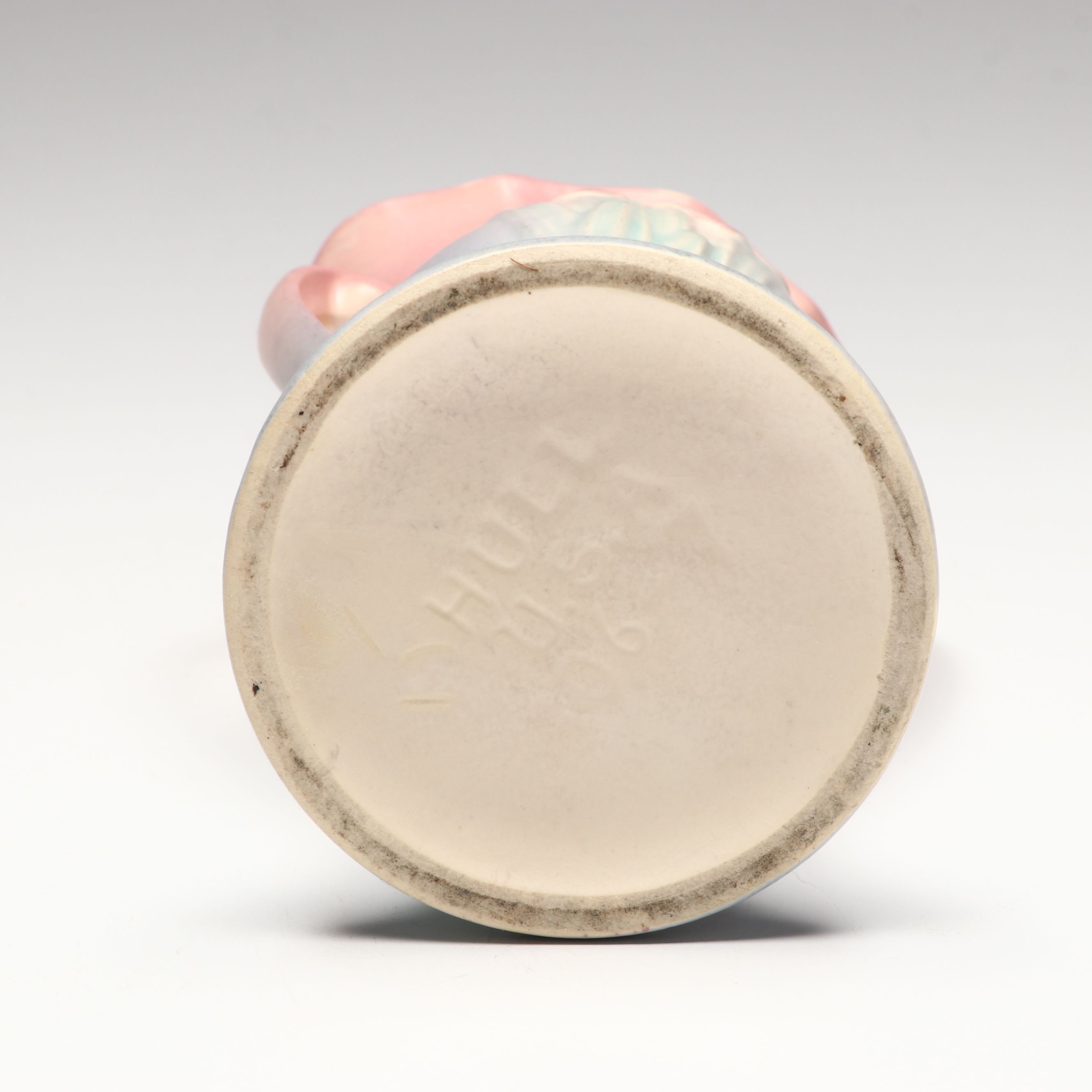 Hull Pottery "Magnolia" and "Wild Flower Yellow Rose" Ceramic Handled Vases