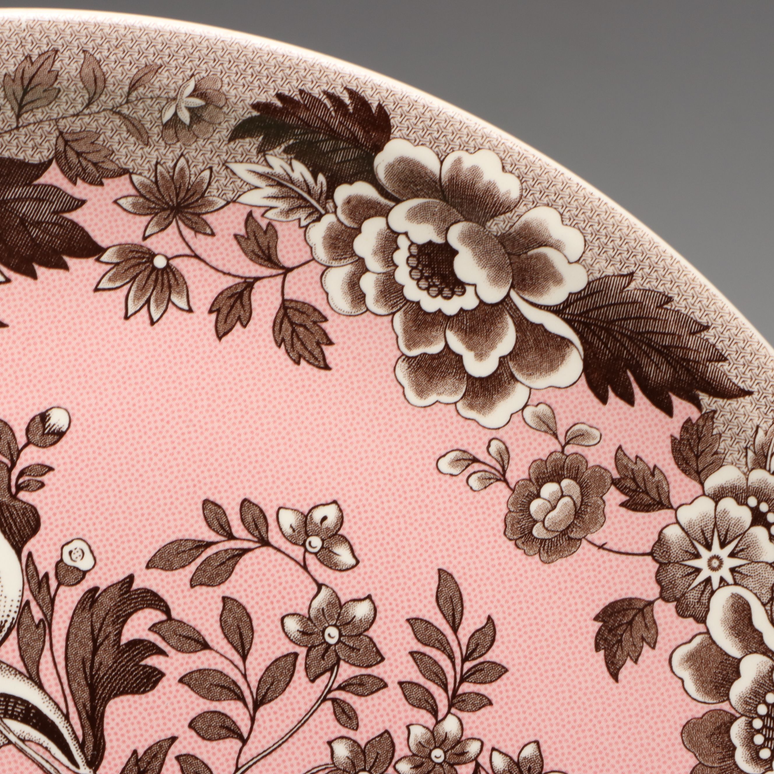 Spode "British Flowers-Poppy" Archive Collection Ceramic Platter