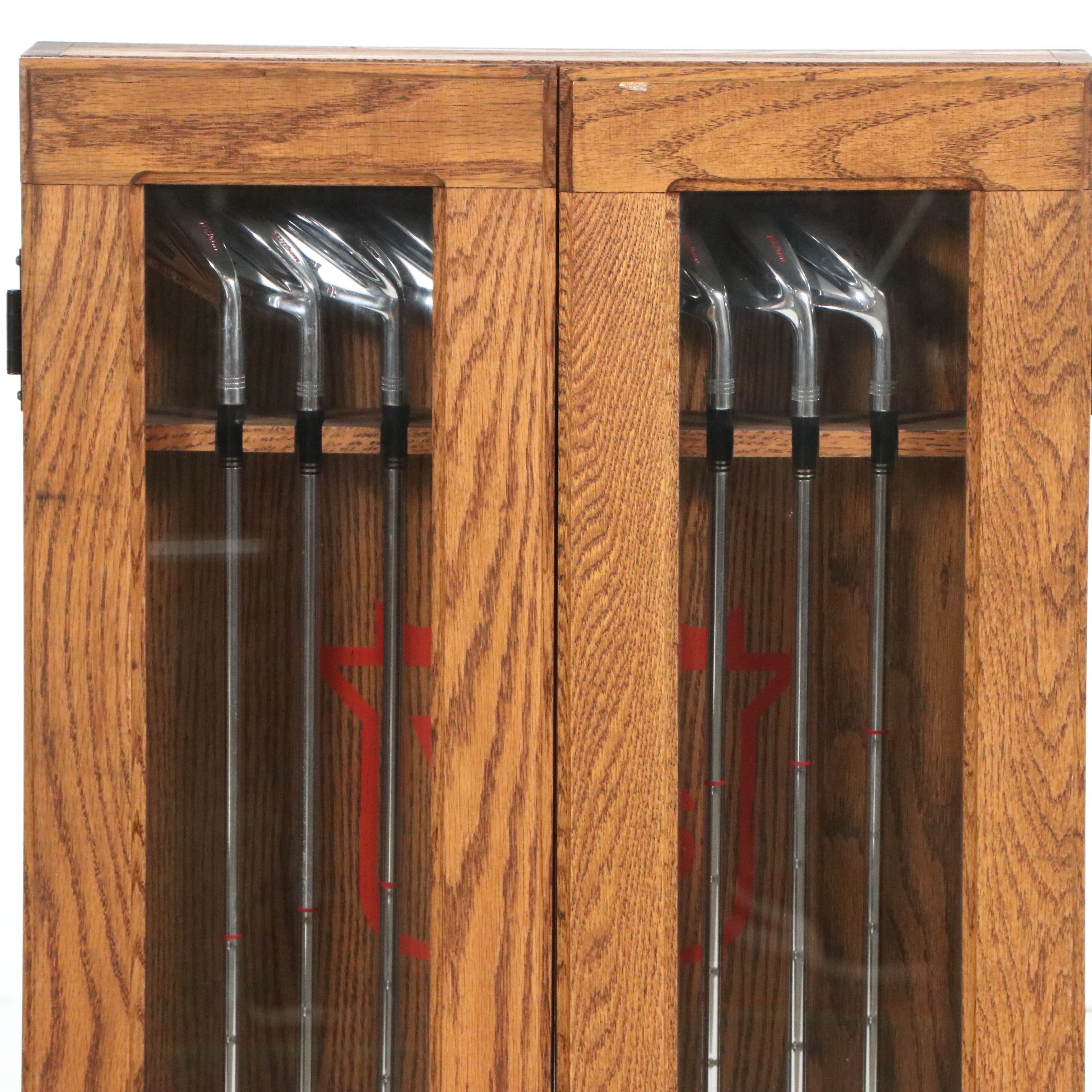 Wilson Dyna-Power II Golf Irons with Pitching Wedge in Display Case
