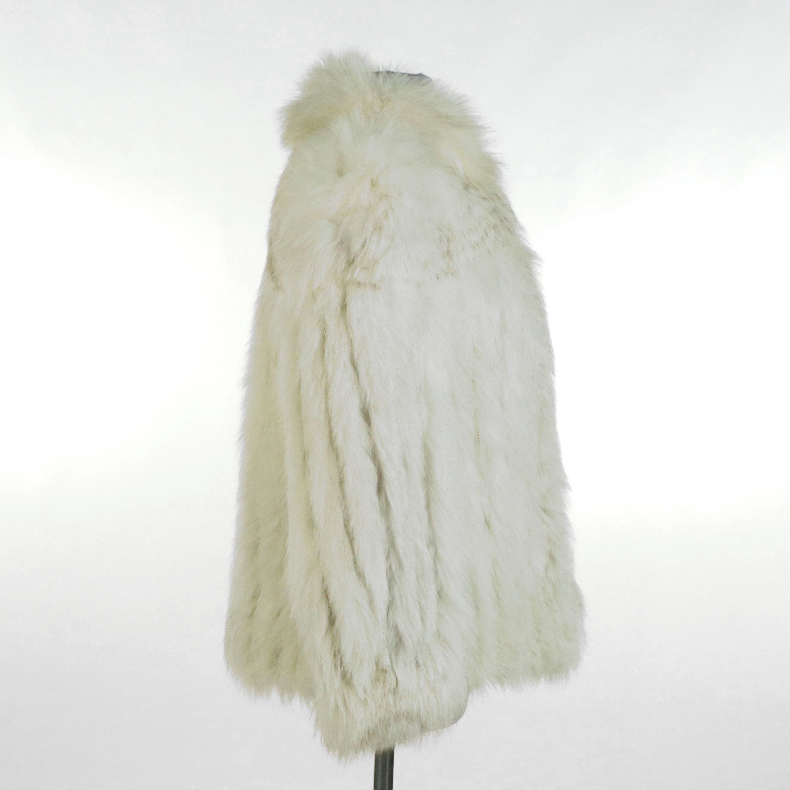 Saga Finnish Blue Fox Fur Jacket