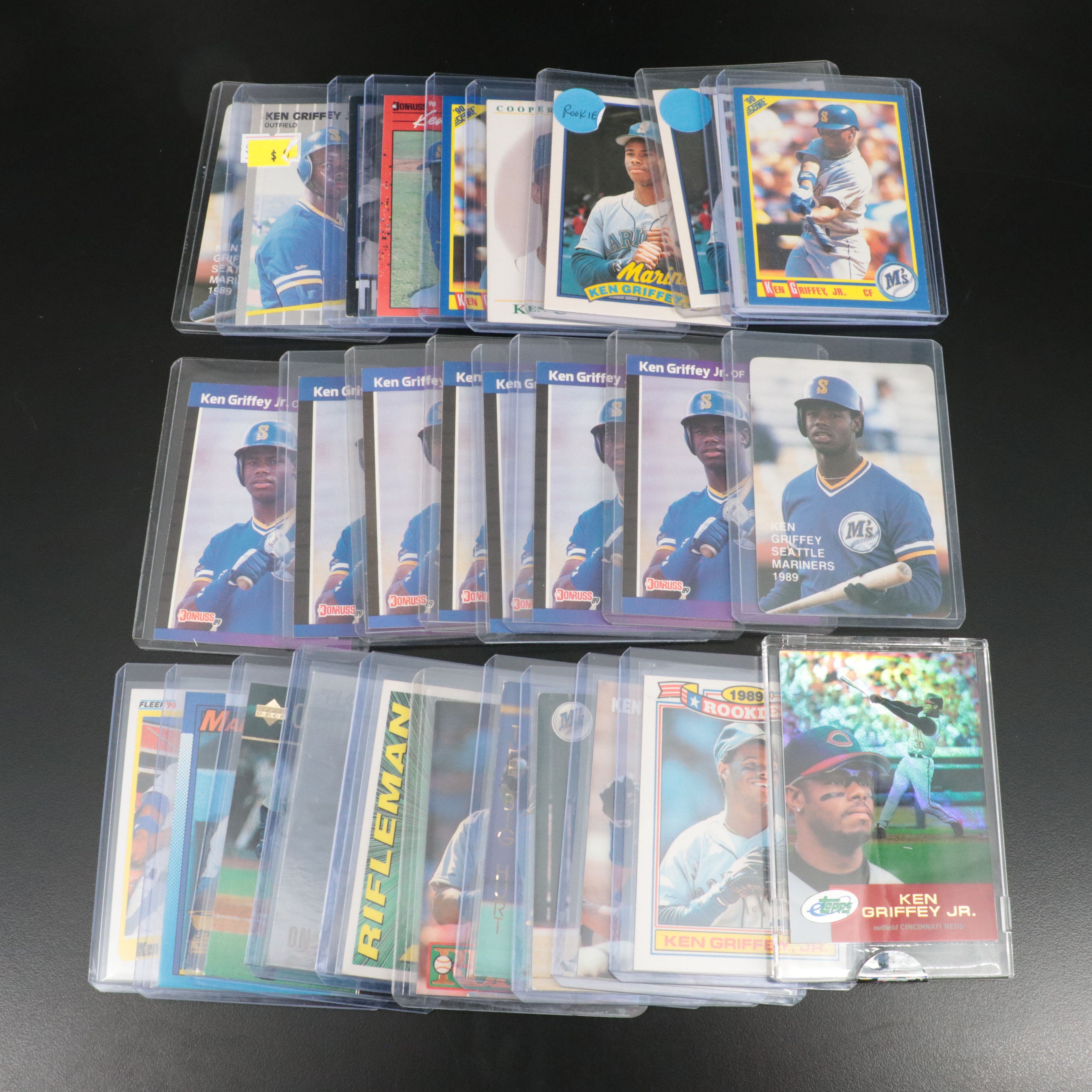 Ken Griffey Jr. Baseball Cards Featuring Rookies, Inserts, and More