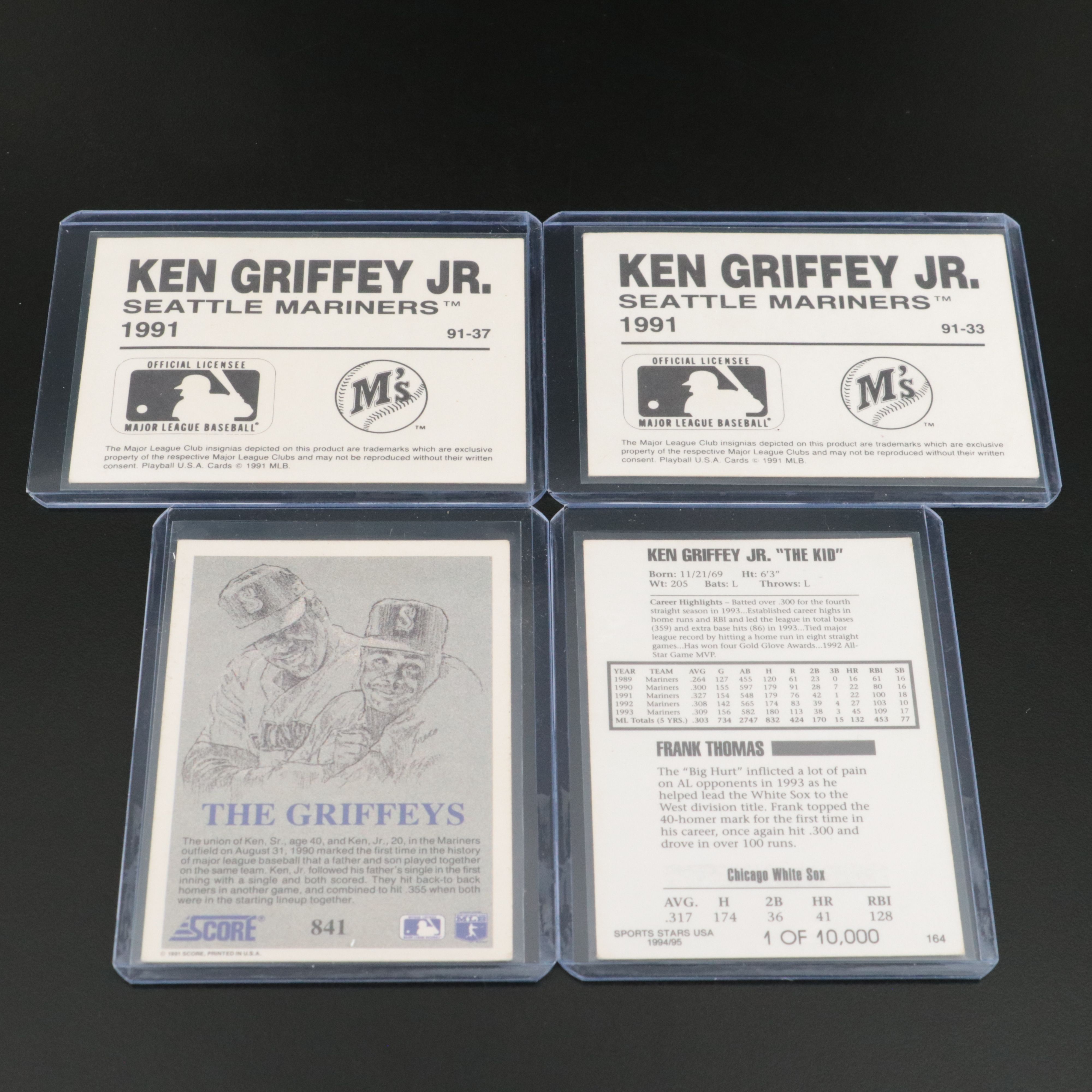 Ken Griffey Jr. Baseball Cards Featuring Rookies, Inserts, and More