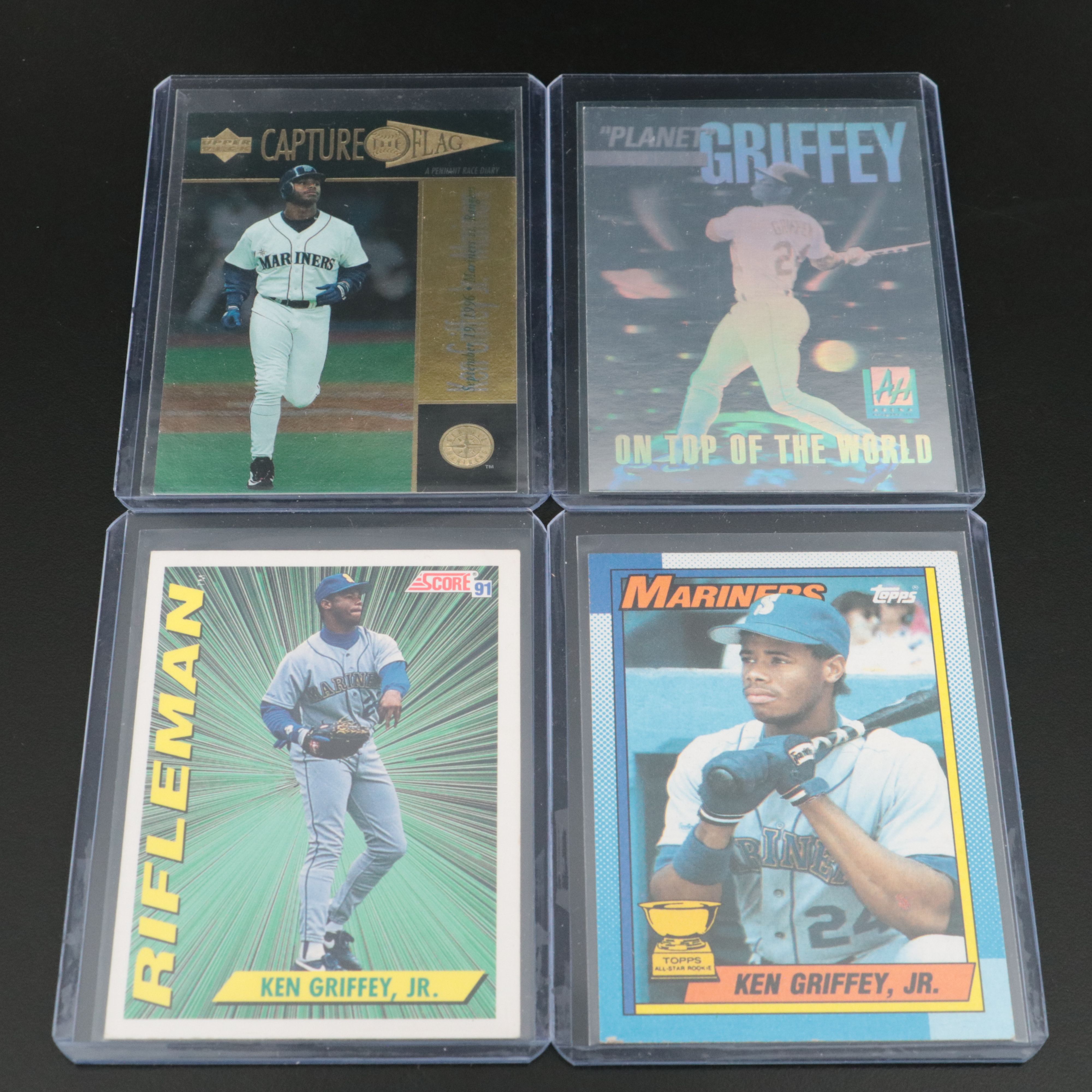 Ken Griffey Jr. Baseball Cards Featuring Rookies, Inserts, and More