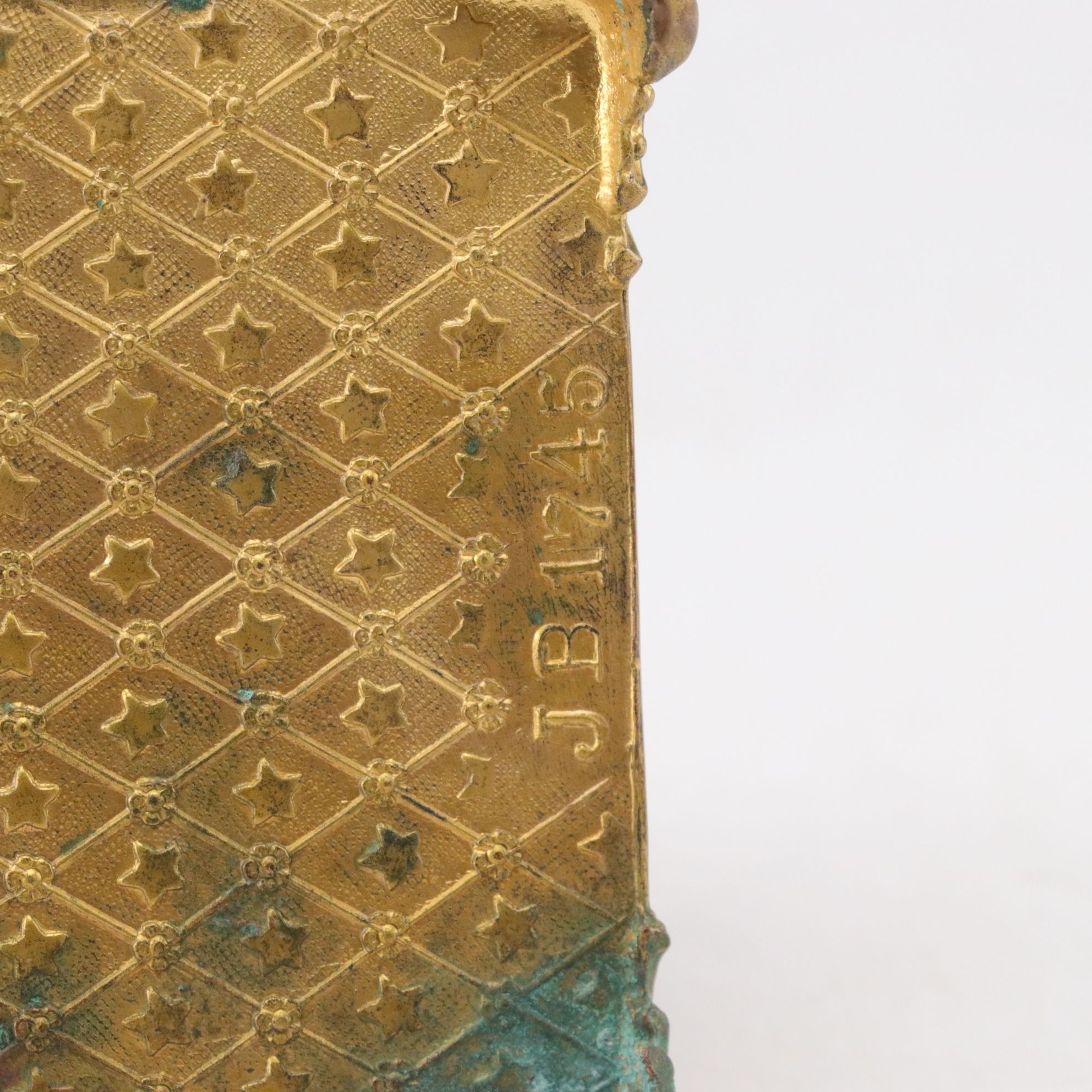 Jennings Brothers "The Capitol Washington DC" Brass Inkwell with Paris Souvenirs