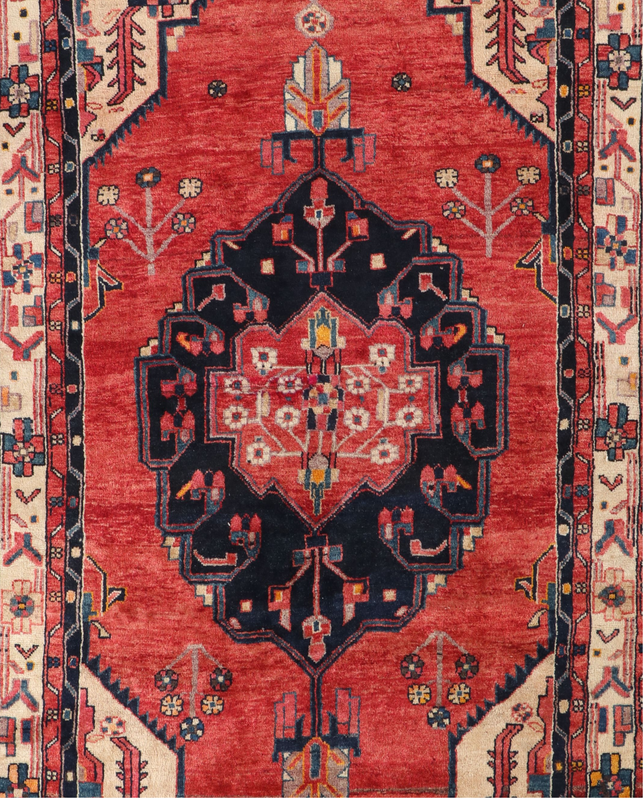 5'2 x 9'3 Hand-Knotted Persian Bakhshayesh Area Rug