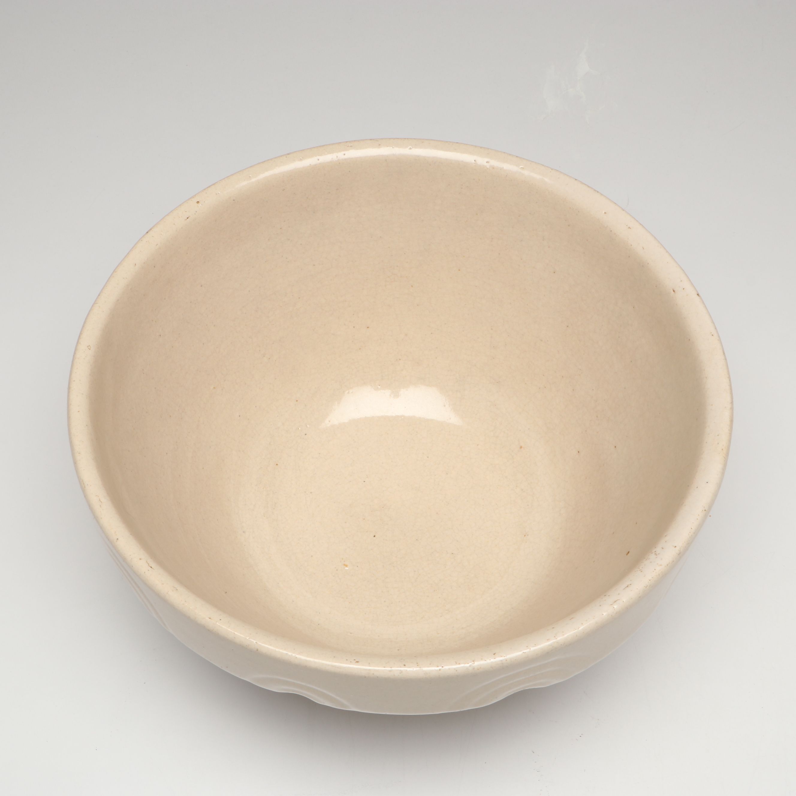 Robinson Ransbottom Cobalt Stoneware Mixing Bowls and Lidded Crock