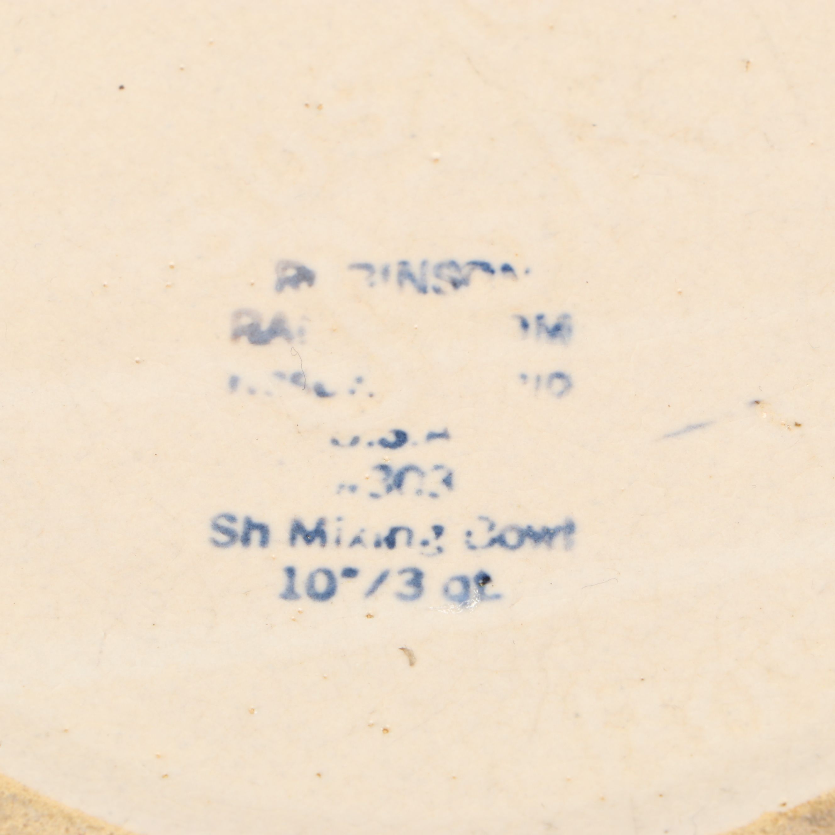 Robinson Ransbottom Cobalt Stoneware Mixing Bowls and Lidded Crock