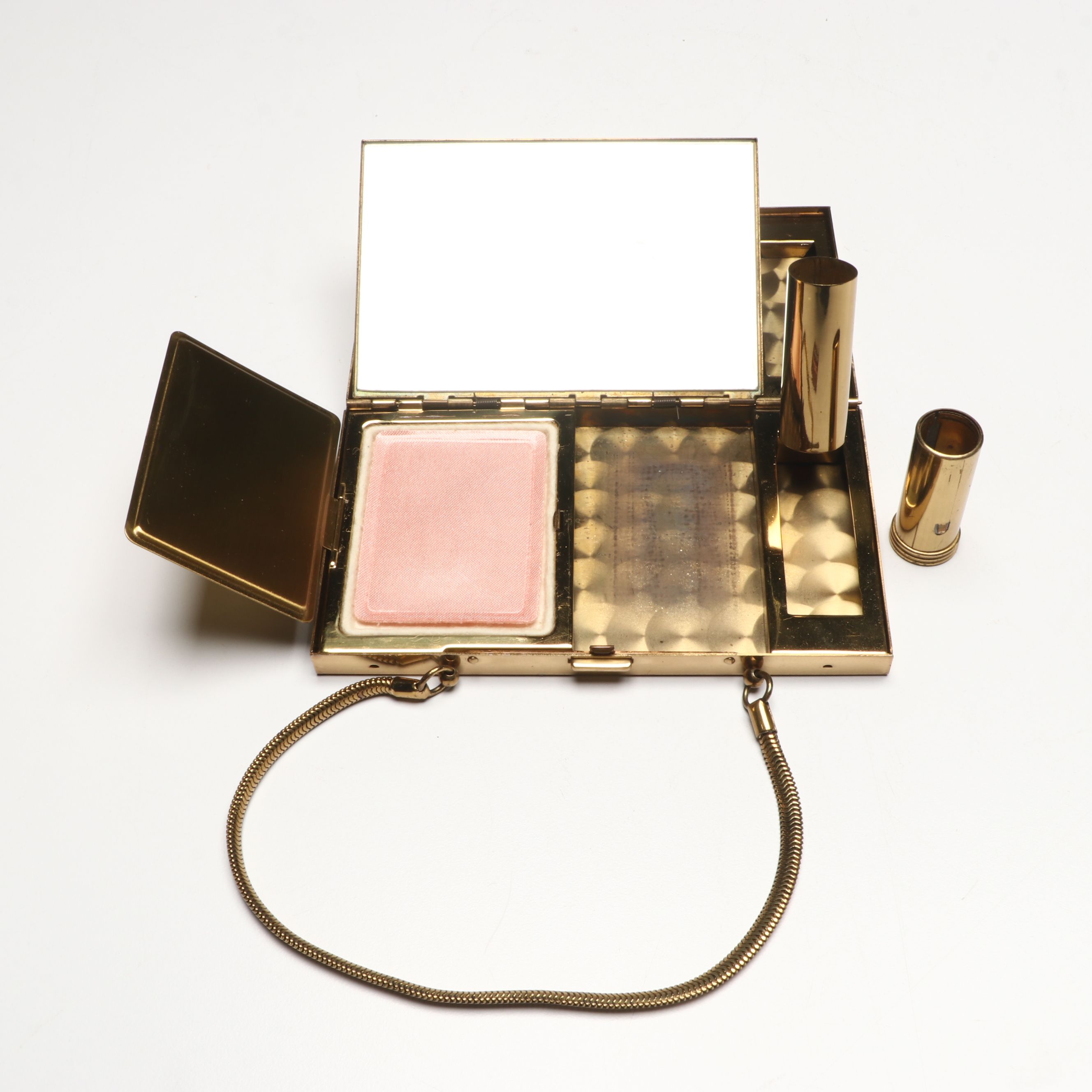 Mother-of-Pearl and Gilt Accented Minaudière