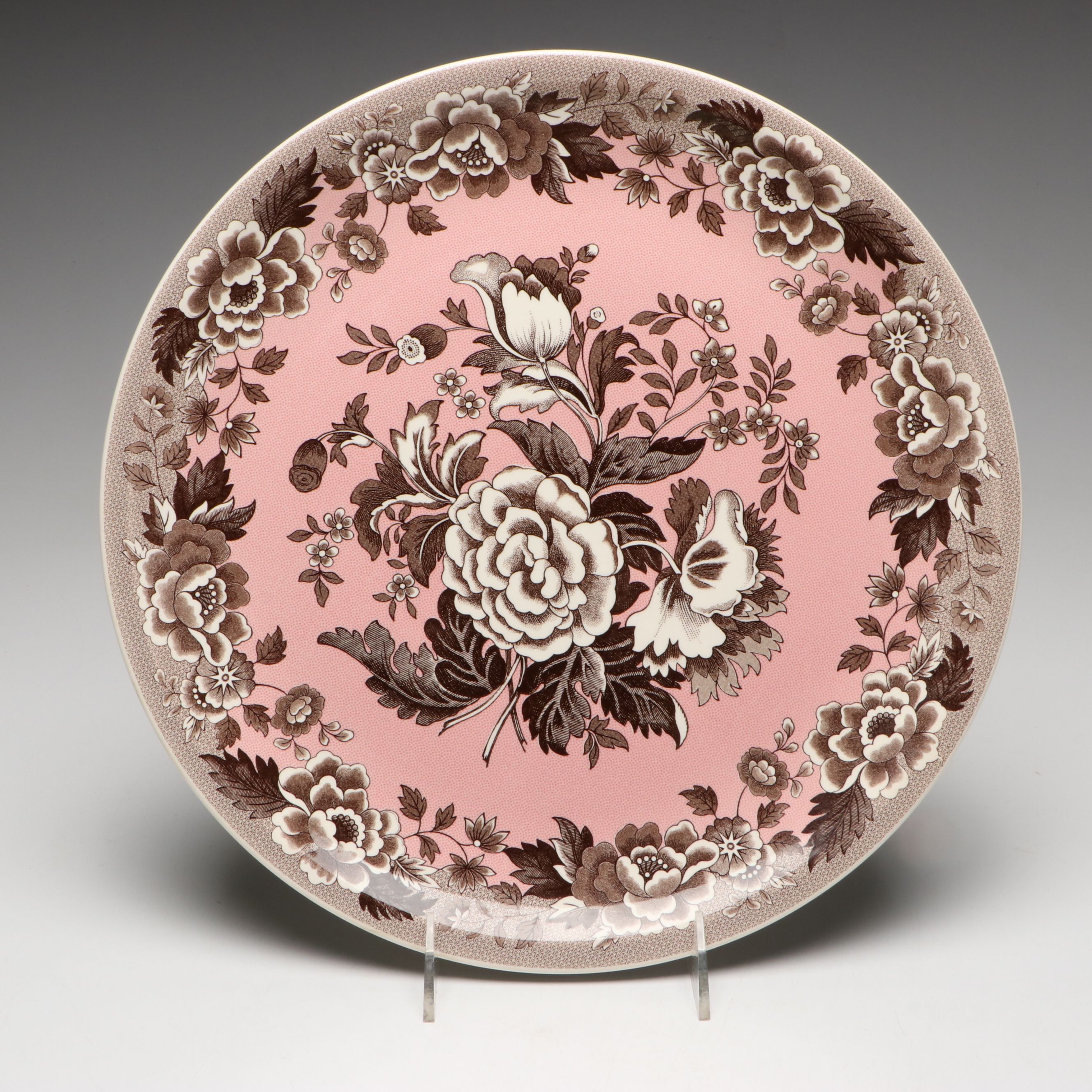 Spode "British Flowers-Poppy" Archive Collection Ceramic Platter