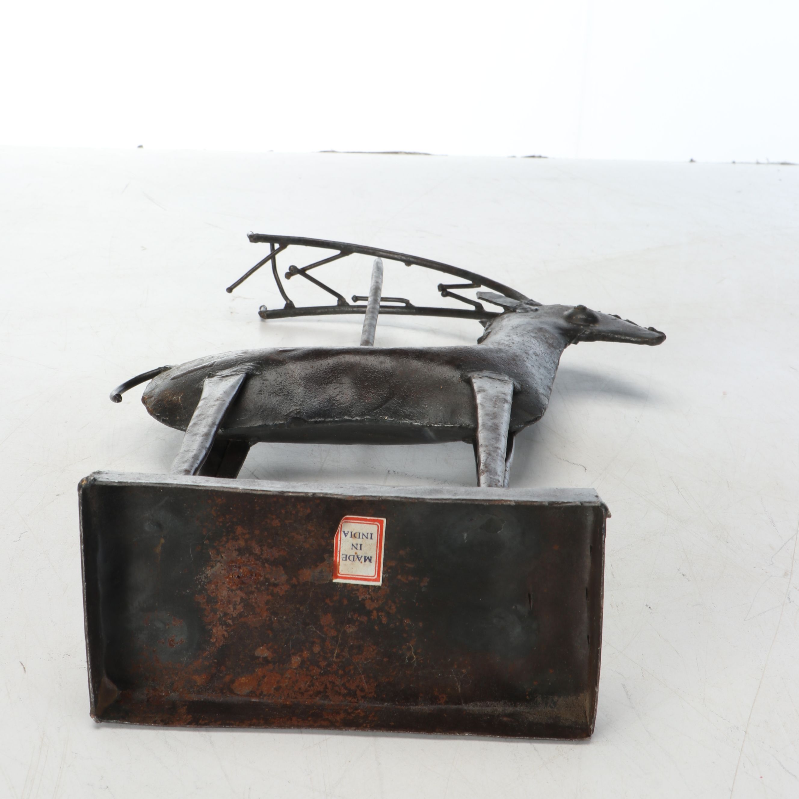 Cast Metal Reindeer Candelabra, Wooden Lantern, and More Winter Décor