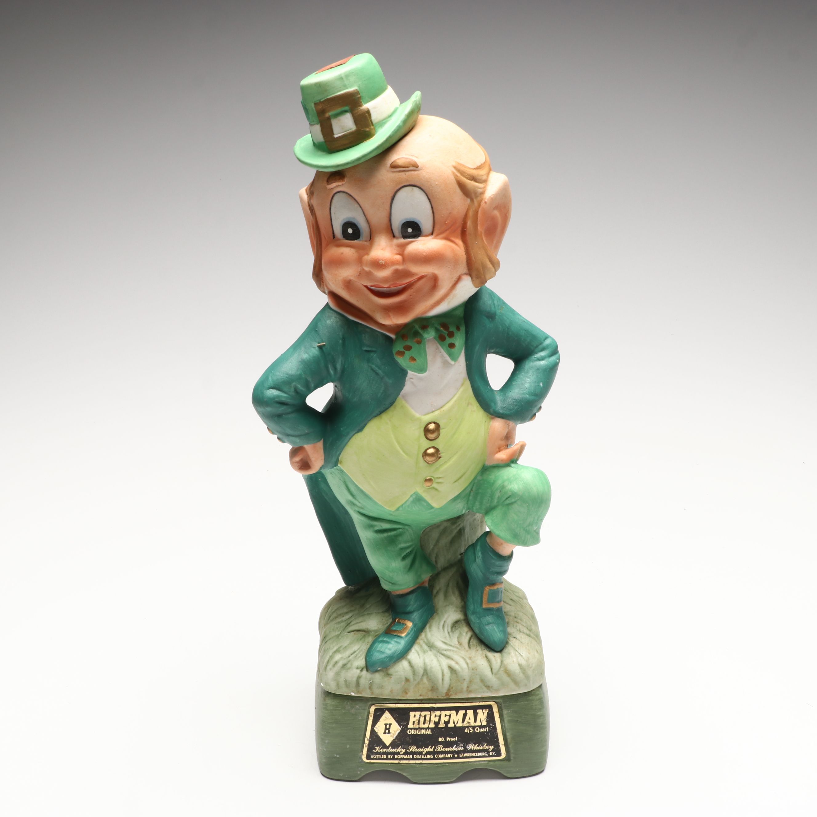 Goebel "Irish Chimney Sweep" Bank with "Mr. Dancer" Leprechaun Decanter