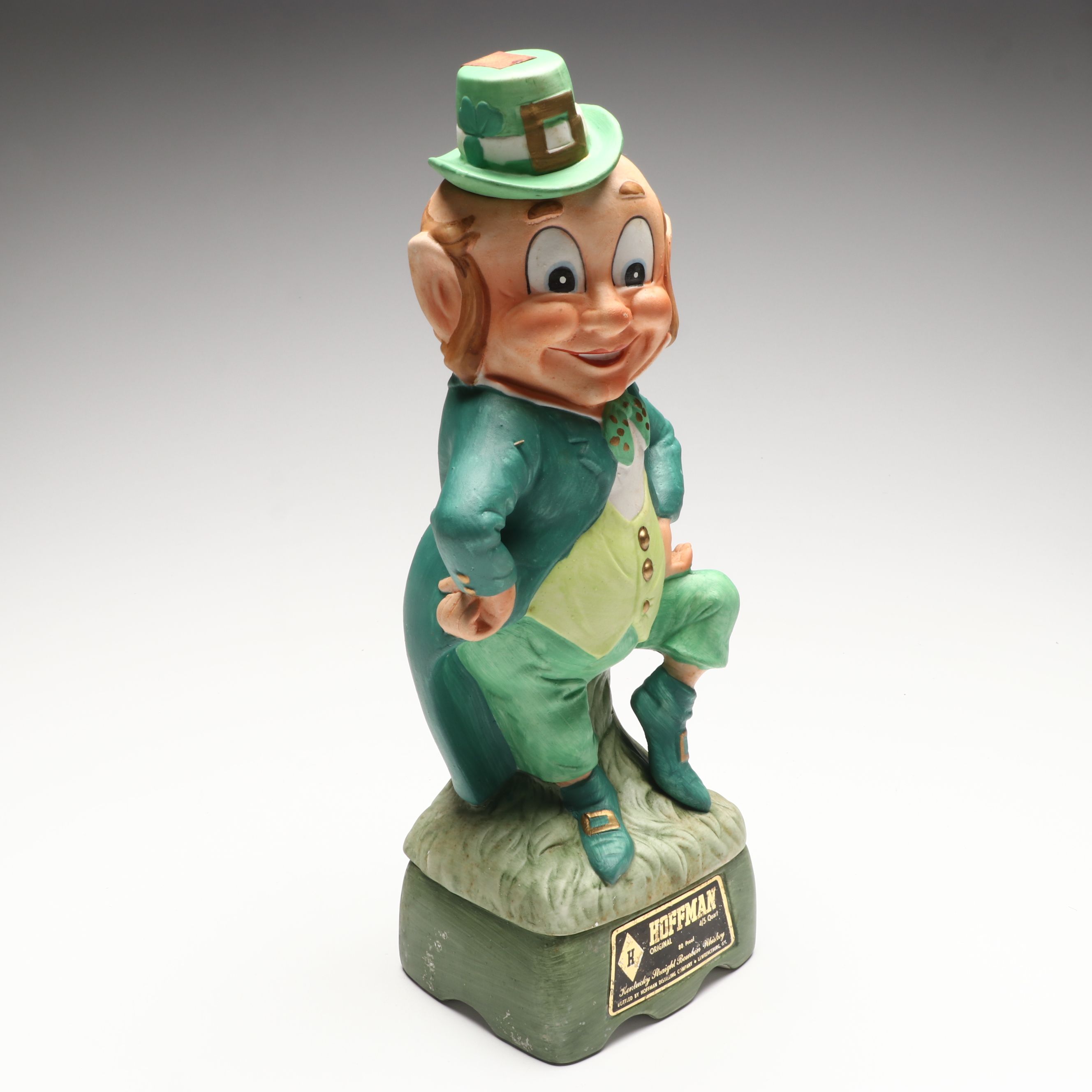Goebel "Irish Chimney Sweep" Bank with "Mr. Dancer" Leprechaun Decanter
