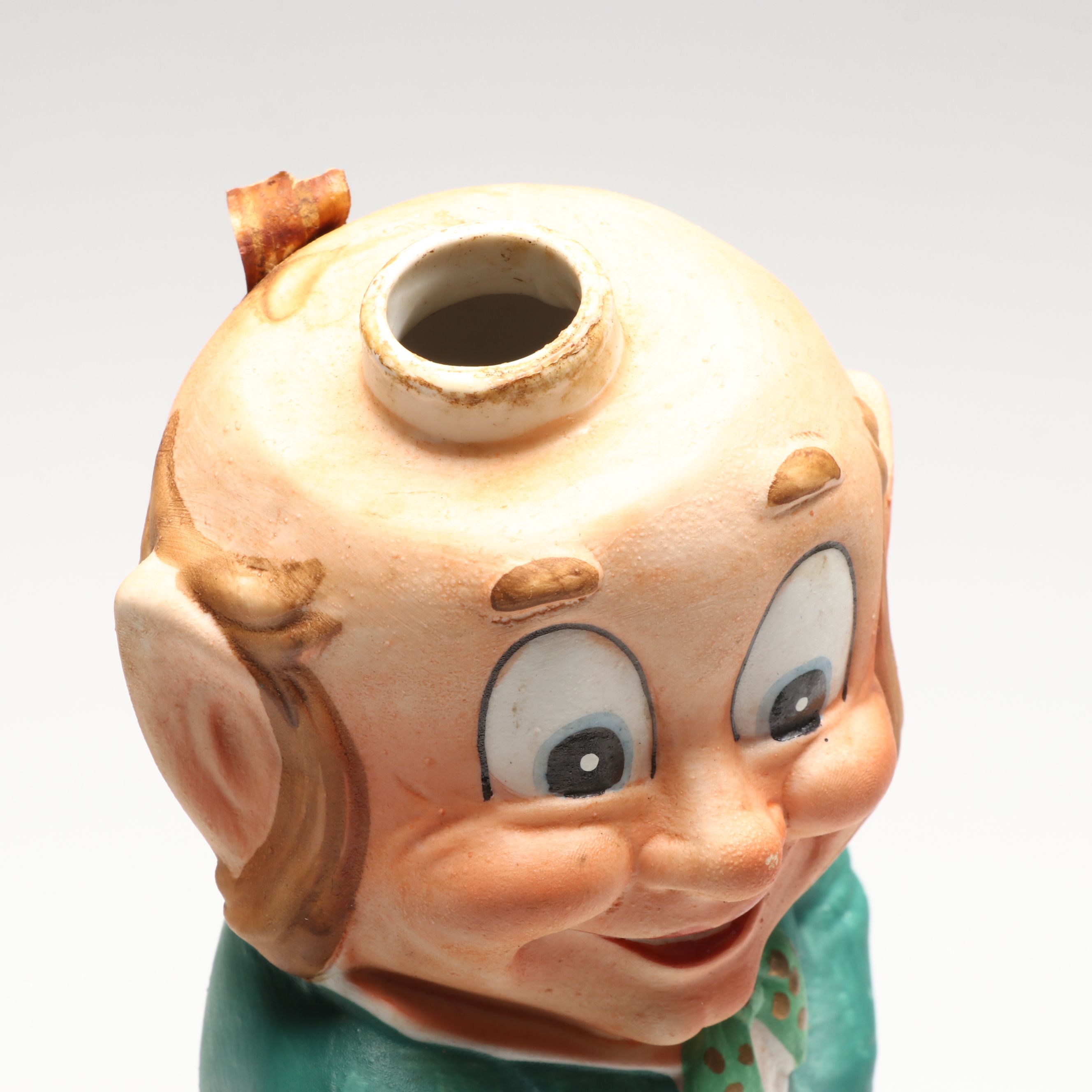 Goebel "Irish Chimney Sweep" Bank with "Mr. Dancer" Leprechaun Decanter