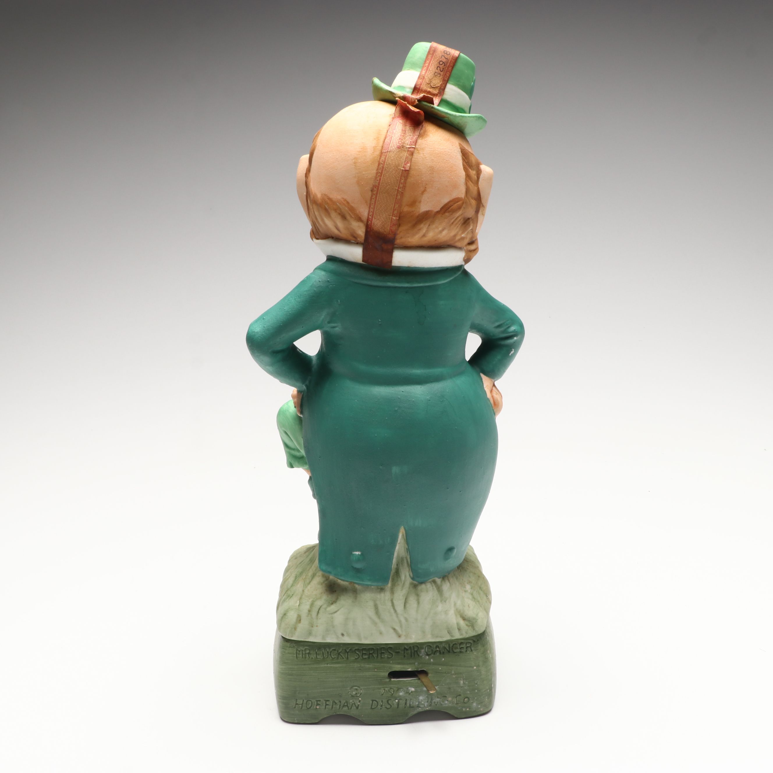 Goebel "Irish Chimney Sweep" Bank with "Mr. Dancer" Leprechaun Decanter