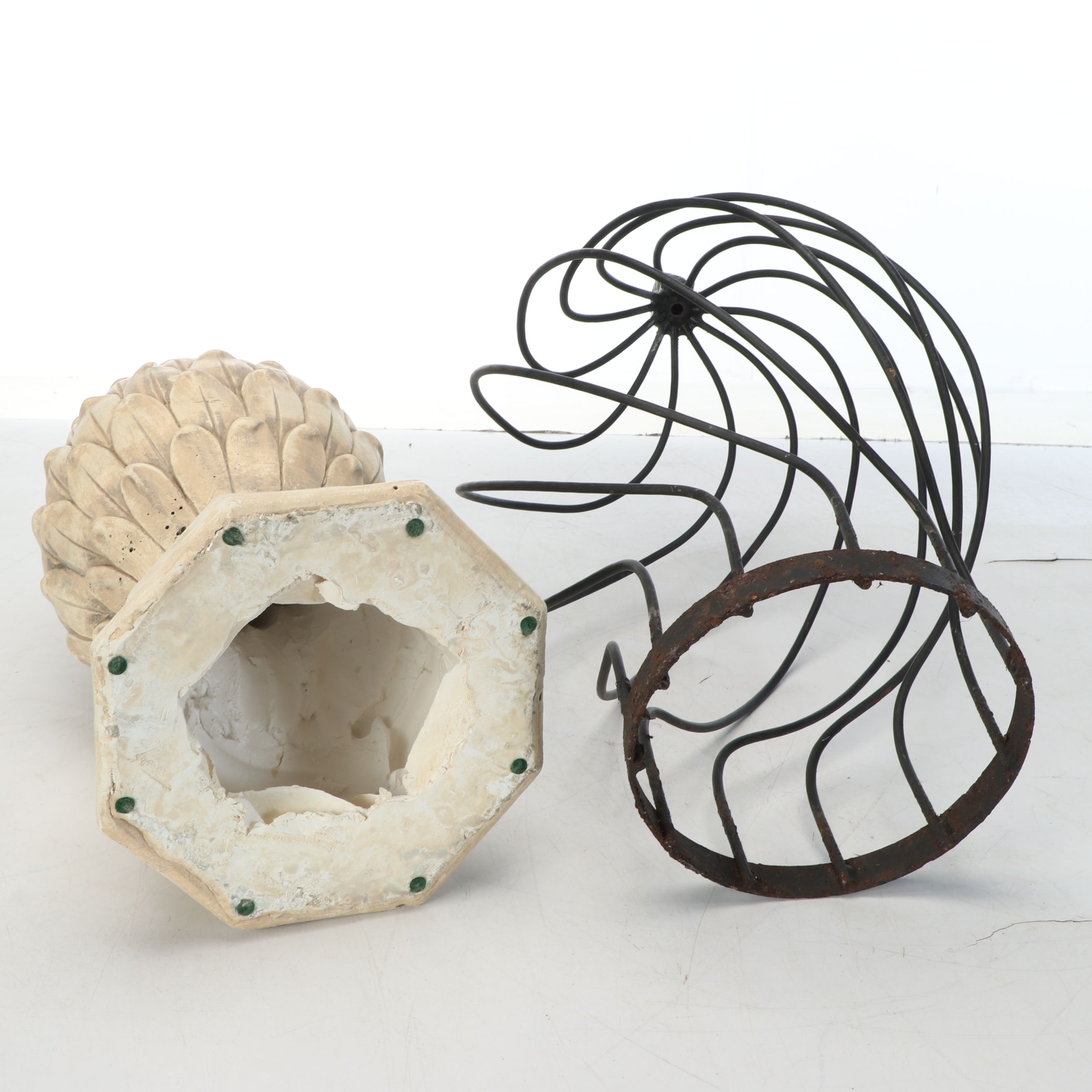 Ceramic Vase and Handled Planters with More Home Décor