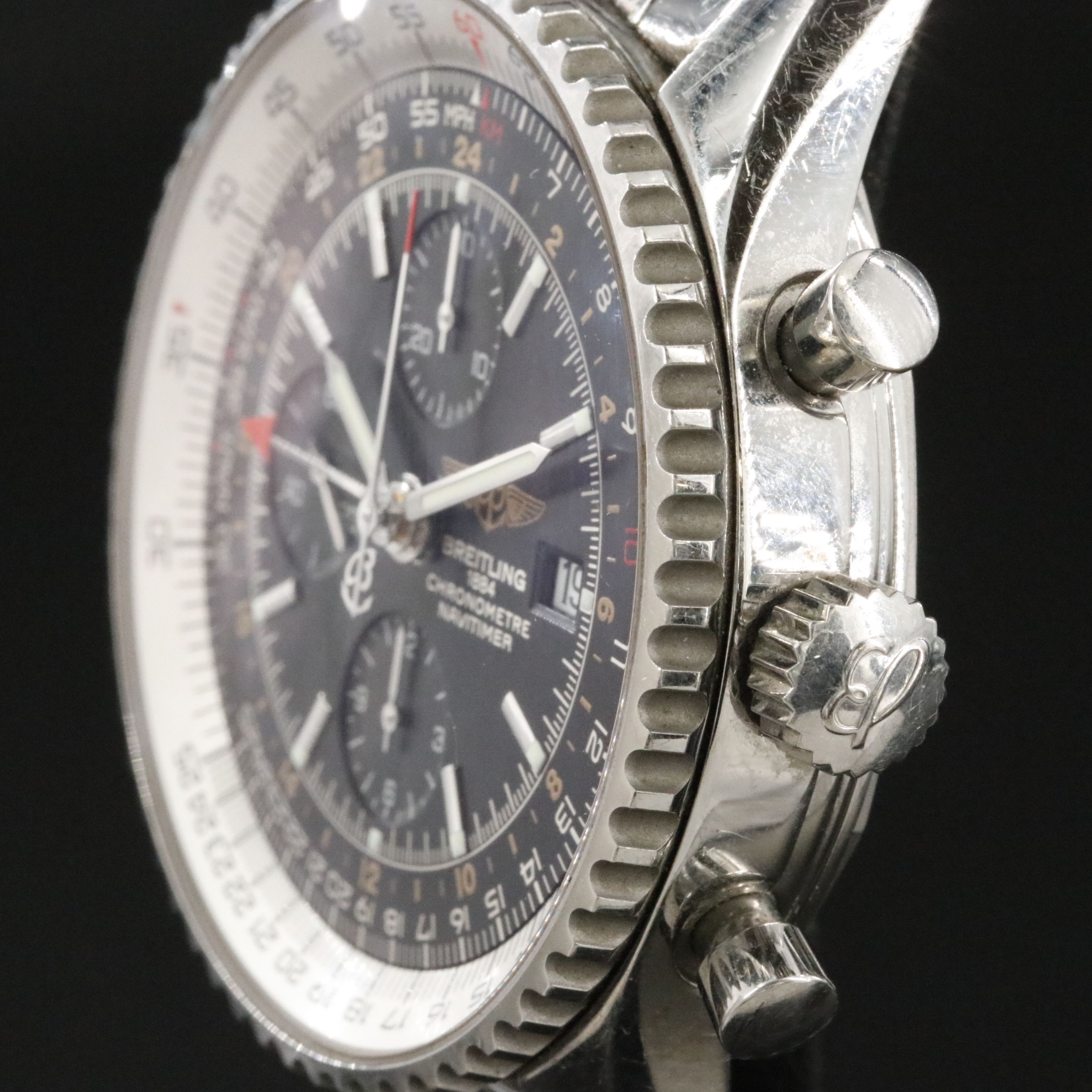 Breitling Navitimer World Chrono Date GMT Ref. A24322 Watch