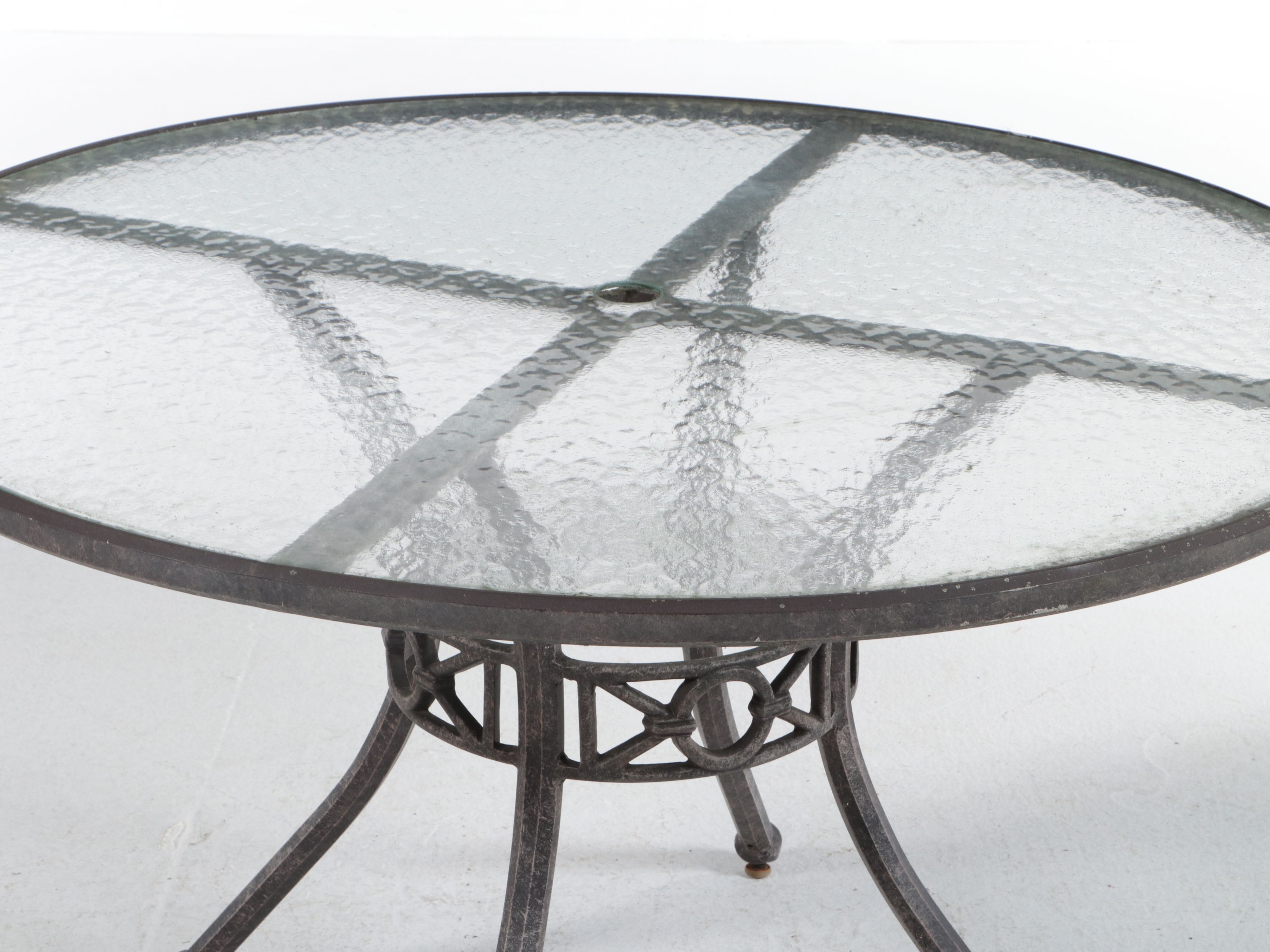 Contemporary Cast Metal Patio Dining and Lounge Furniture