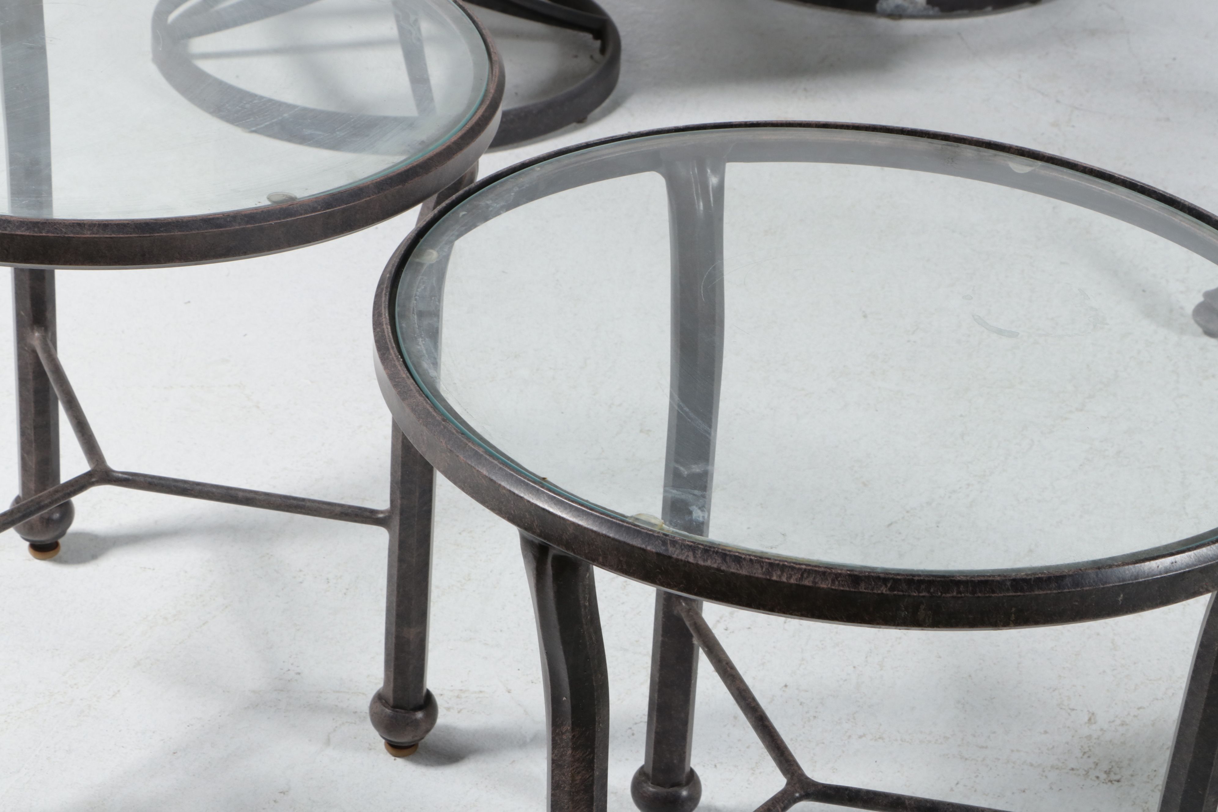Contemporary Cast Metal Patio Dining and Lounge Furniture