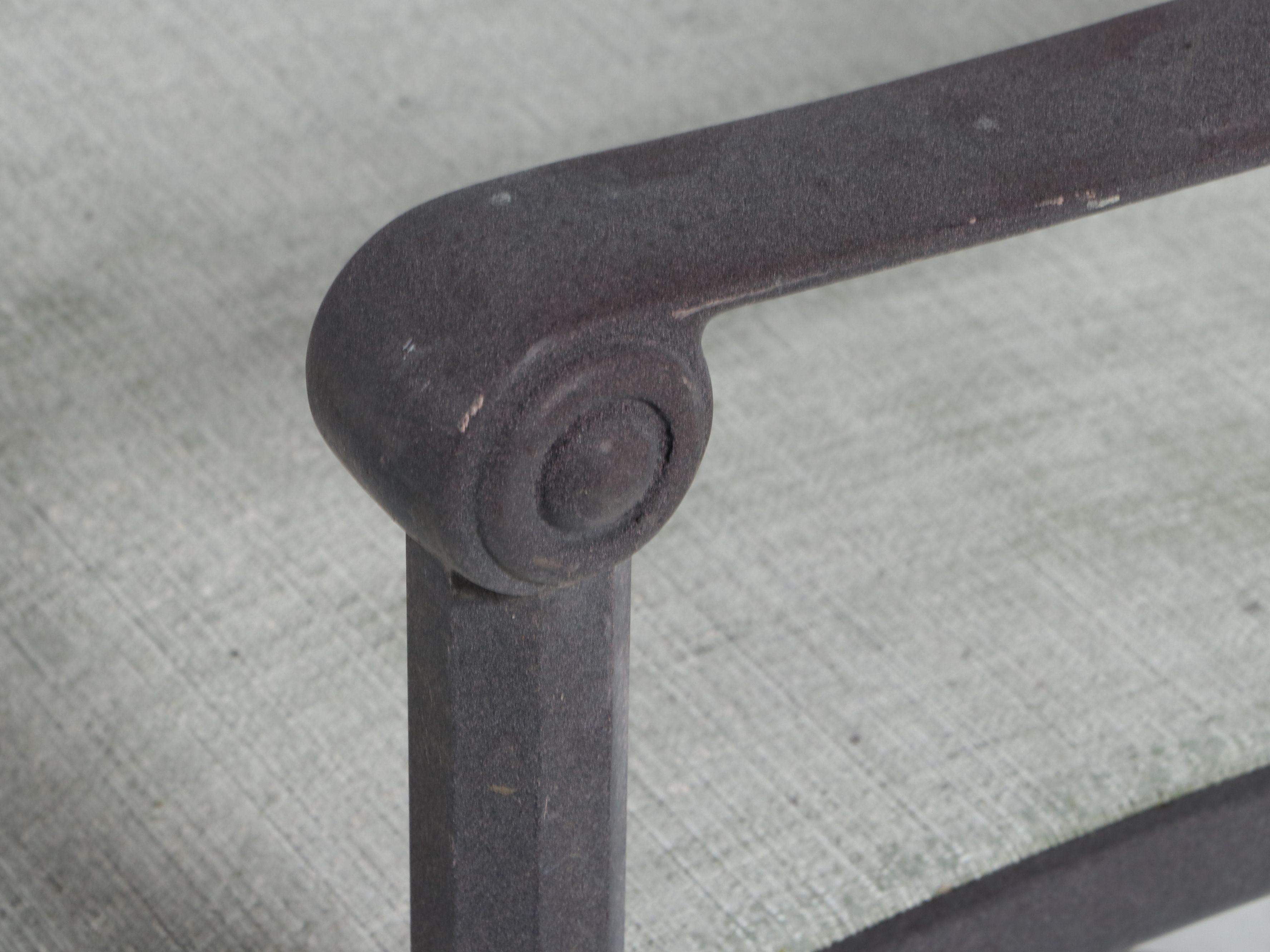 Contemporary Cast Metal Patio Dining and Lounge Furniture