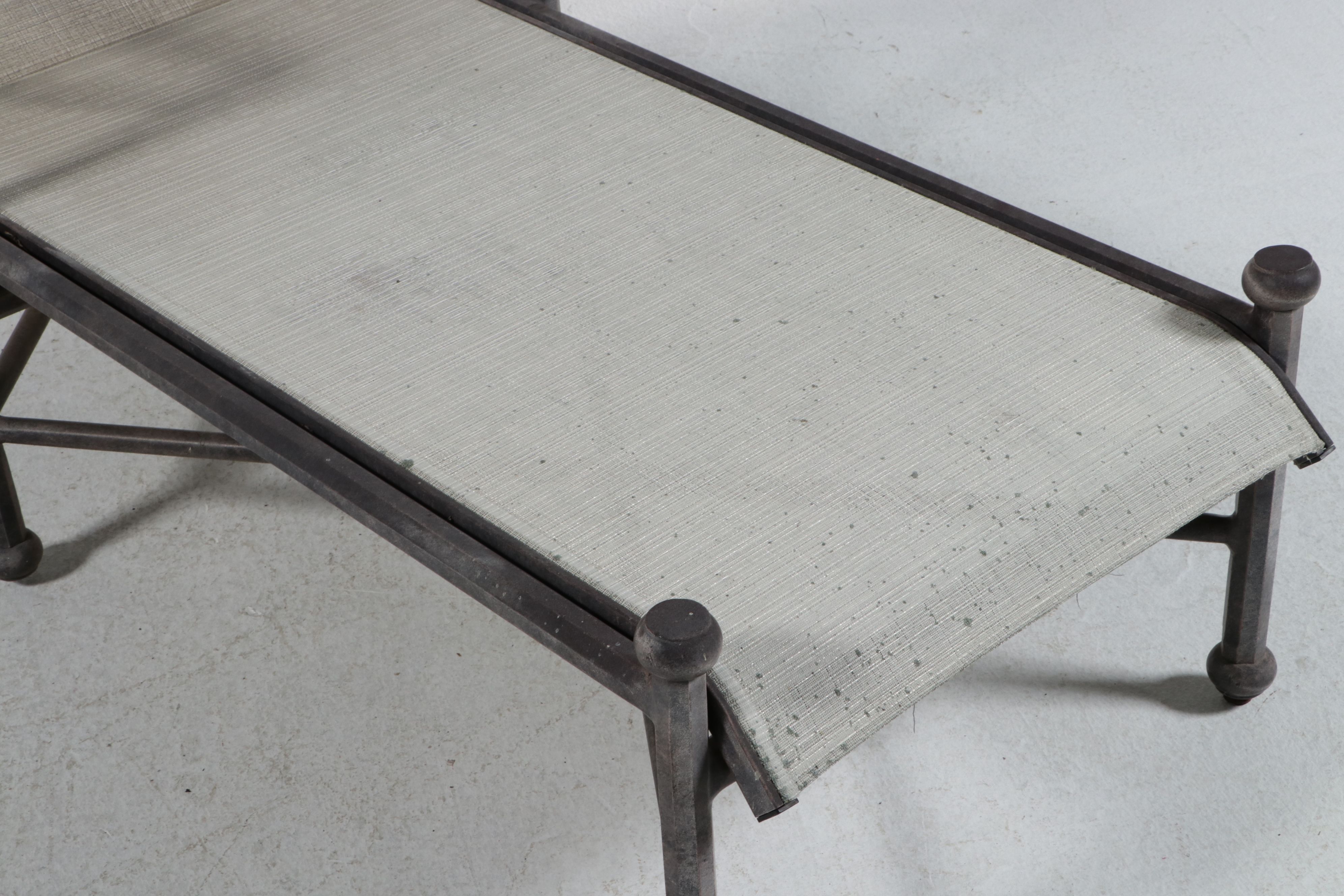 Contemporary Cast Metal Patio Dining and Lounge Furniture