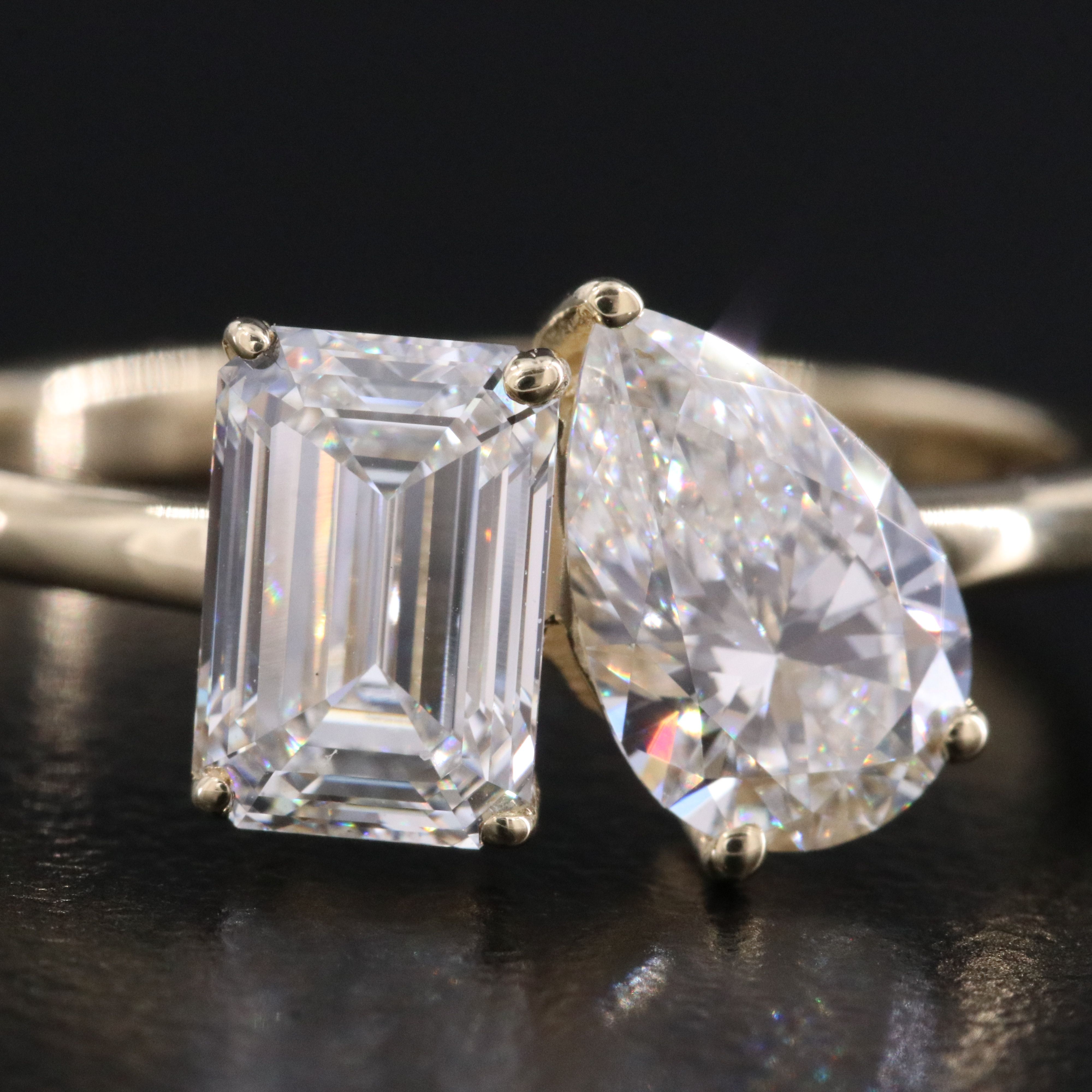 14K 2.42 CTW Lab Grown Diamond Ring with IGI Reports