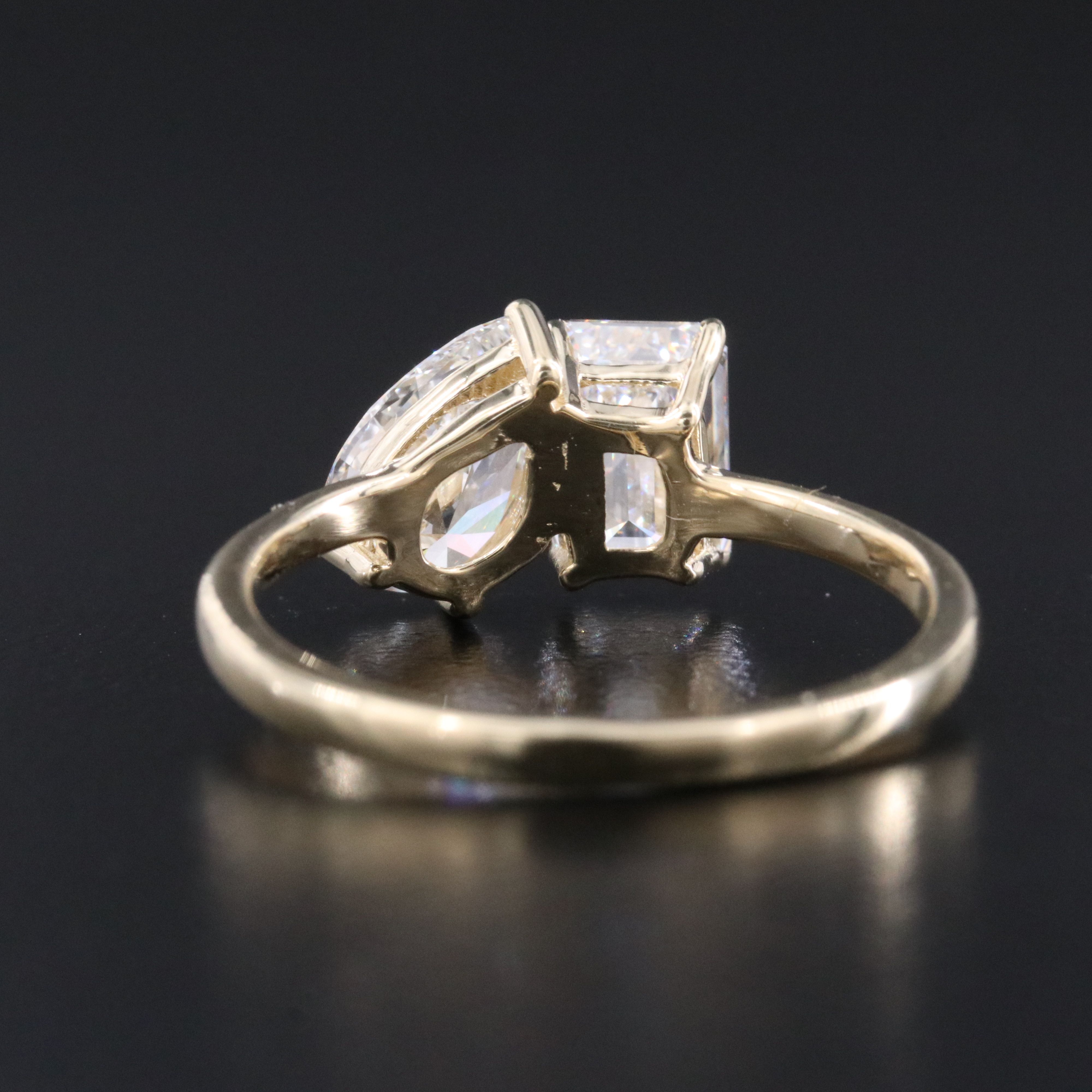 14K 2.42 CTW Lab Grown Diamond Ring with IGI Reports