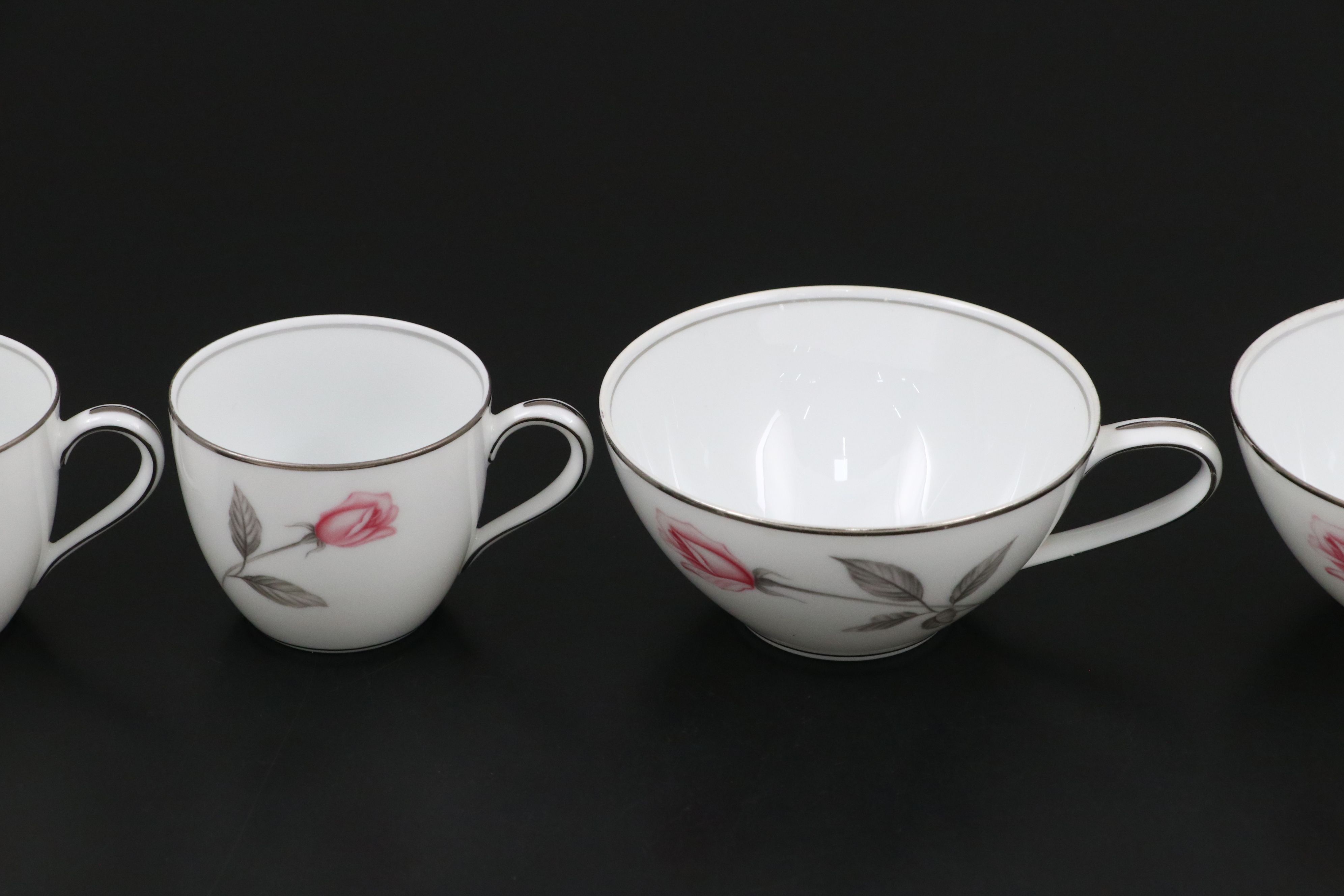 Noritake "Rosemarie" Porcelain Dinnerware and Serving Pieces, 1959-1975