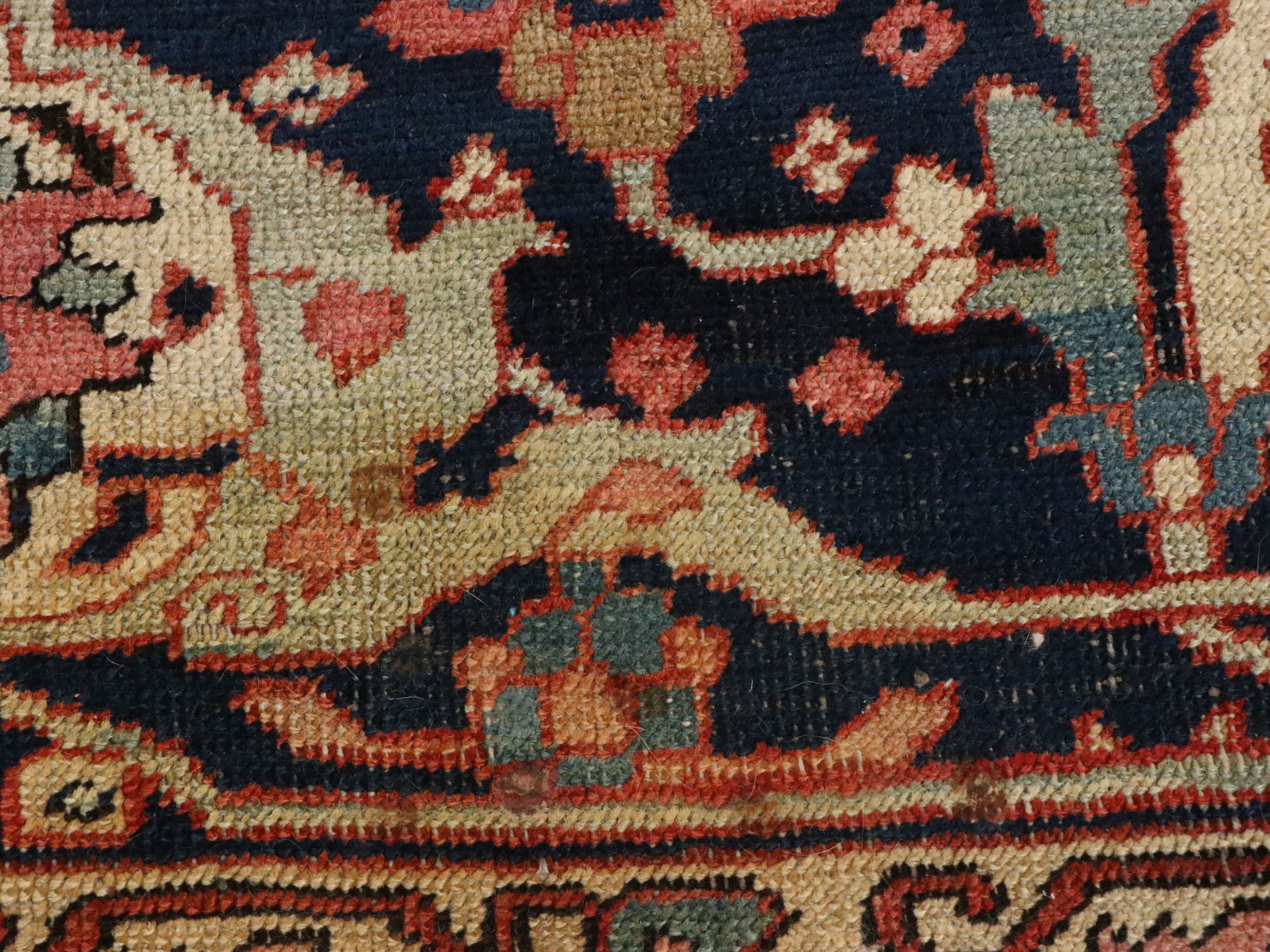 9'9 x 14' Hand-Knotted Persian Heriz Room-Sized Rug