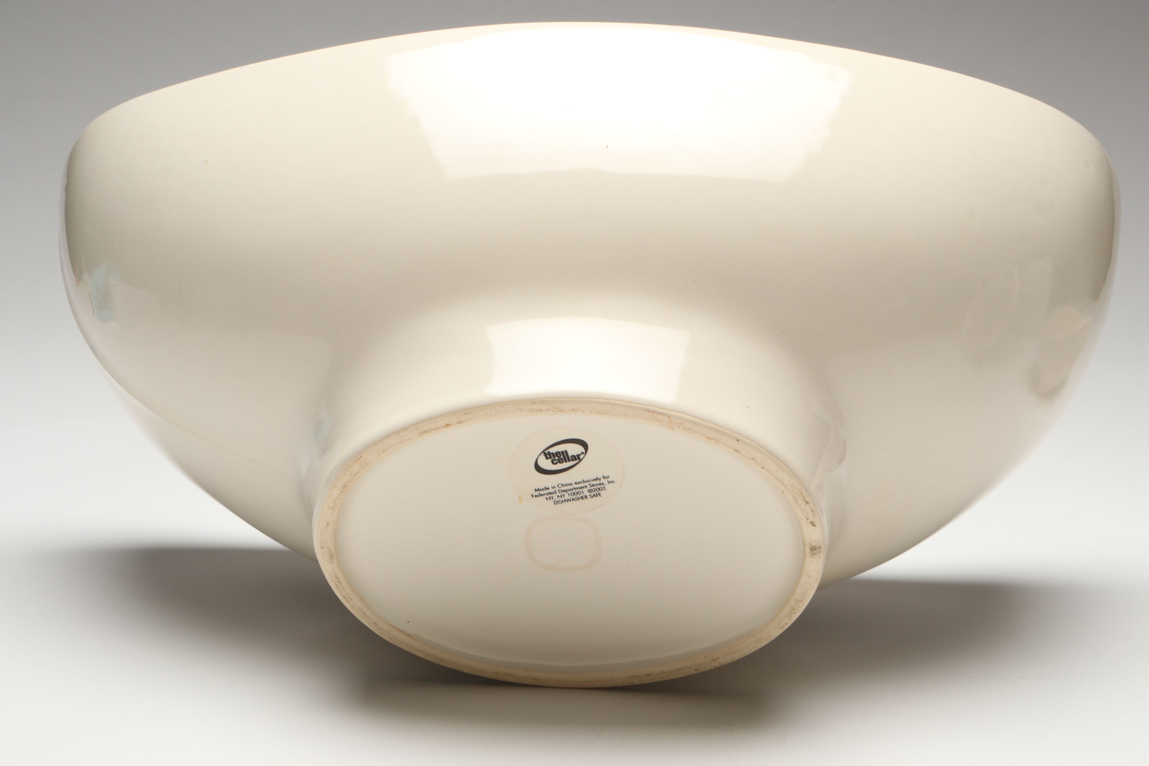 Mid Century Modern Style Centerpiece Bowl with Other Ceramic Serveware