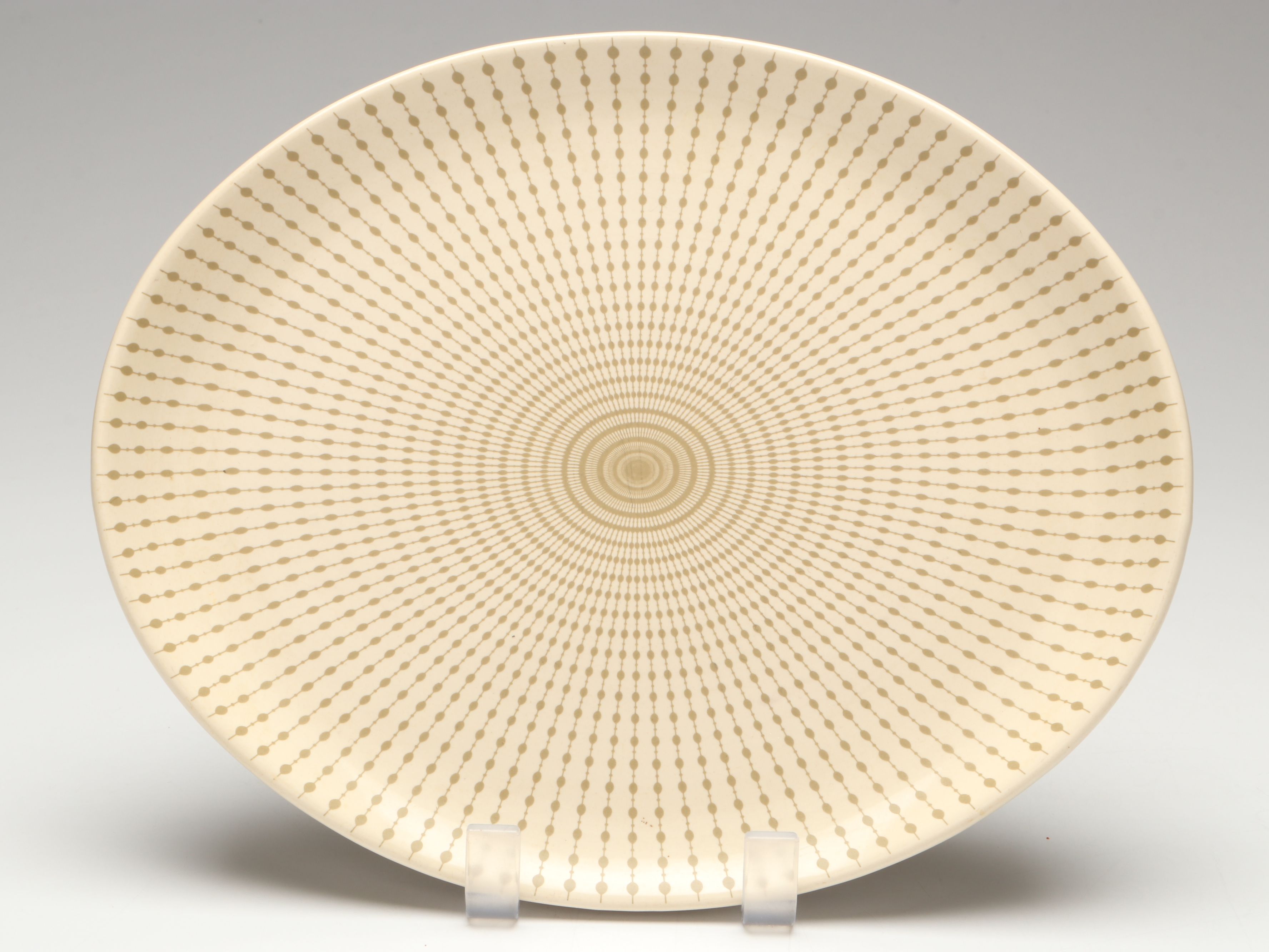 Mid Century Modern Style Centerpiece Bowl with Other Ceramic Serveware