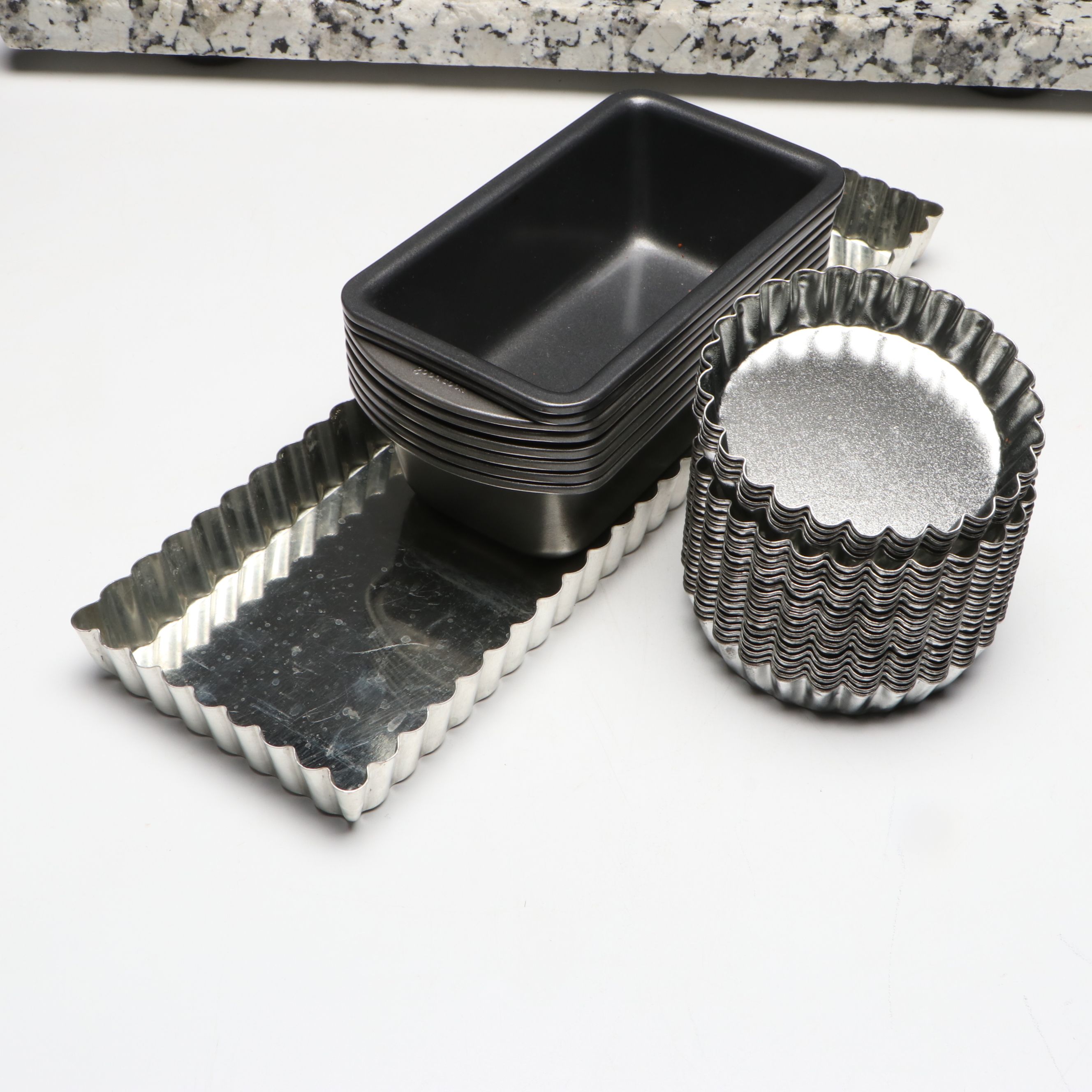 All-Clad Mini Stainless Cocotte Pots with Calphalon Cupcake Pan, More Bakeware