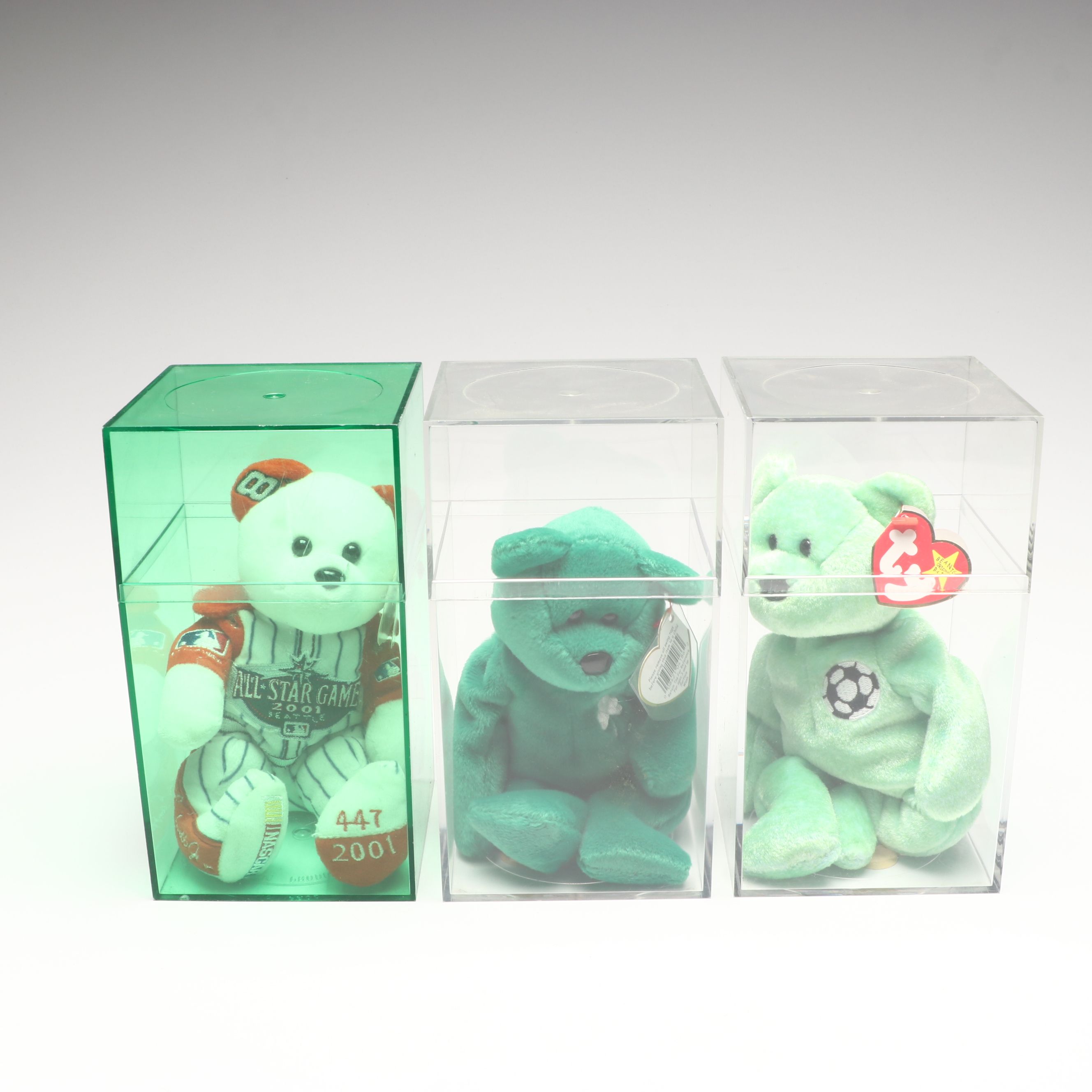 Assortment of Beanie Babies Featuring "Kaleidoscope" and "Rabbit"