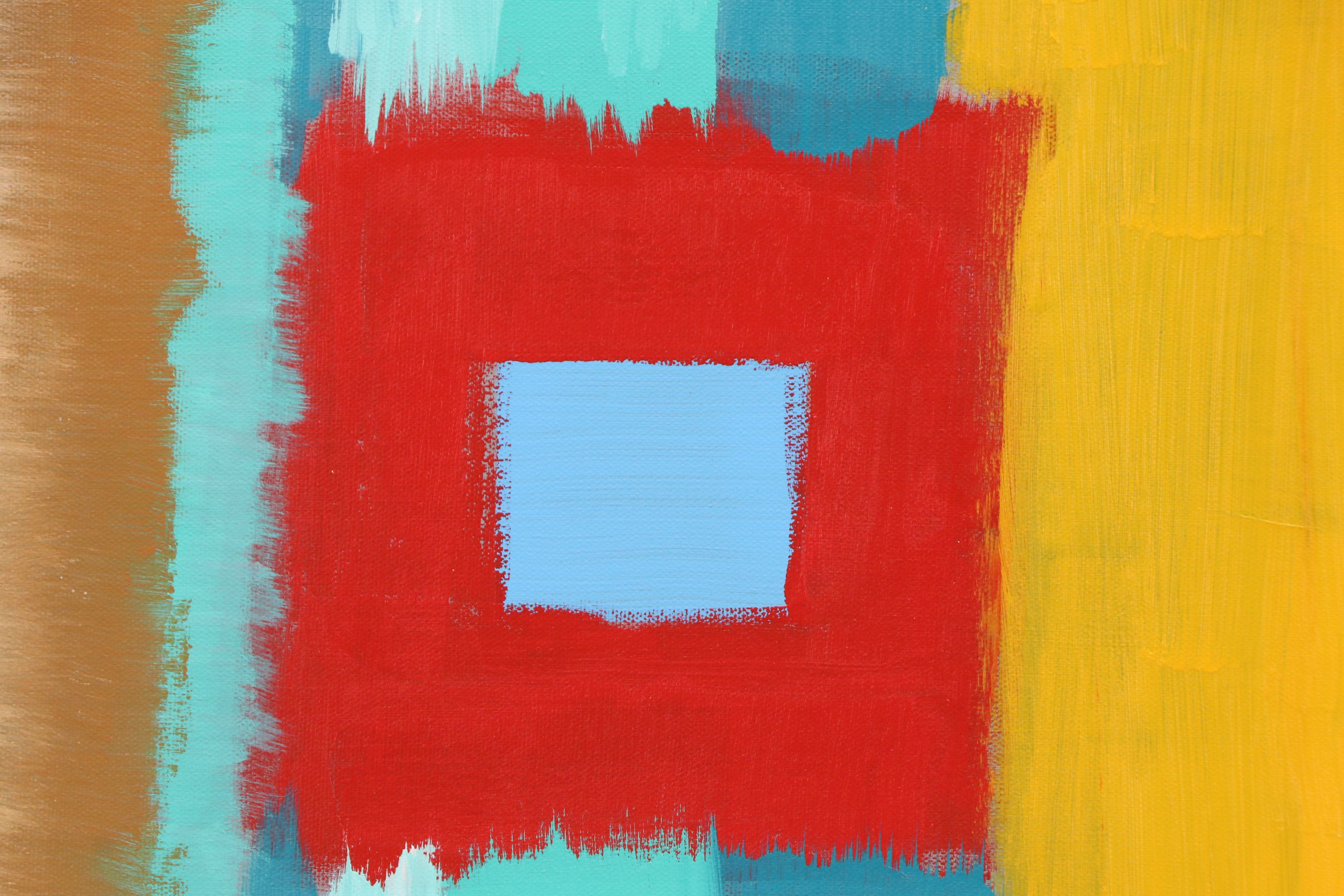 Neville Shenton Abstract Acrylic Painting