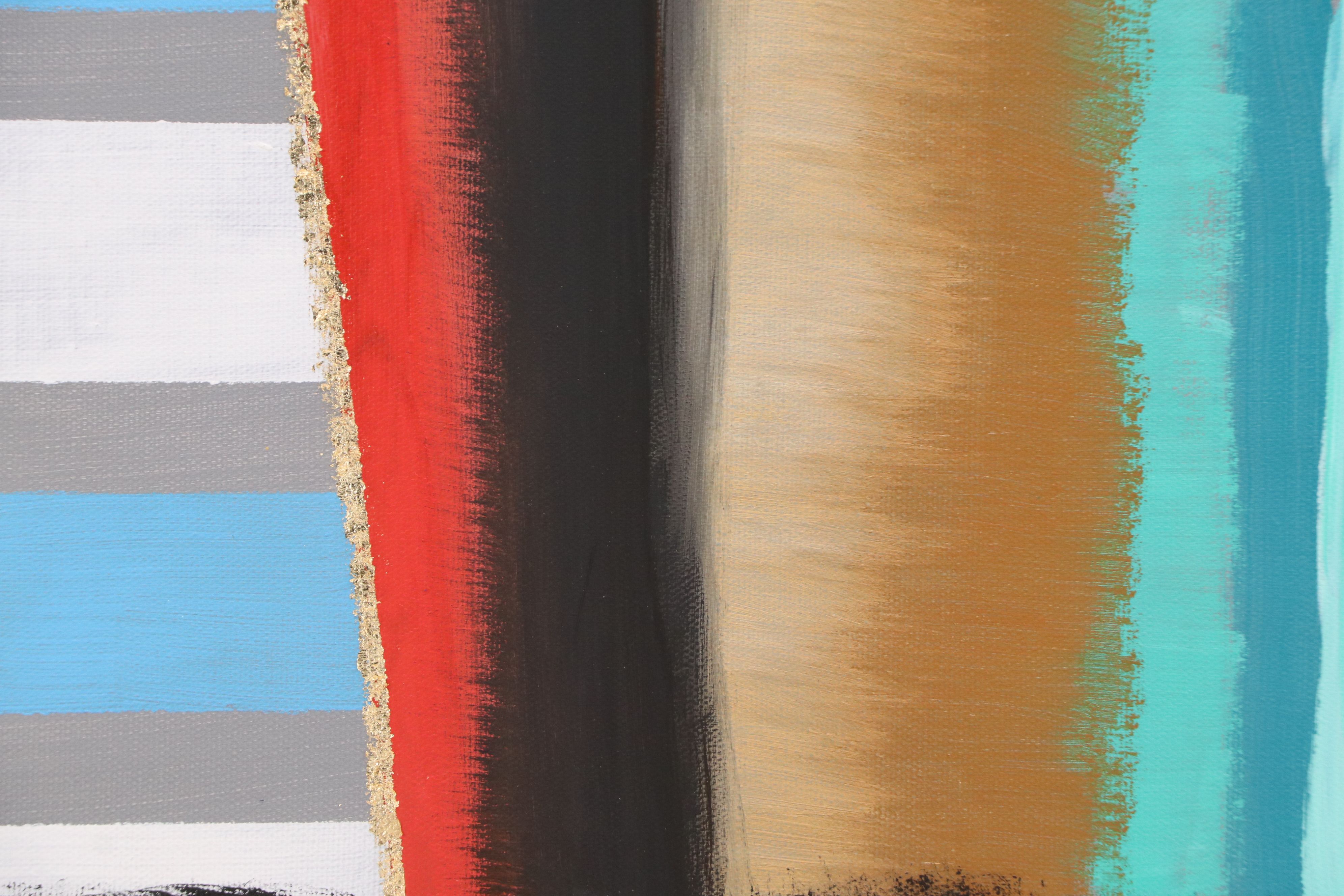 Neville Shenton Abstract Acrylic Painting