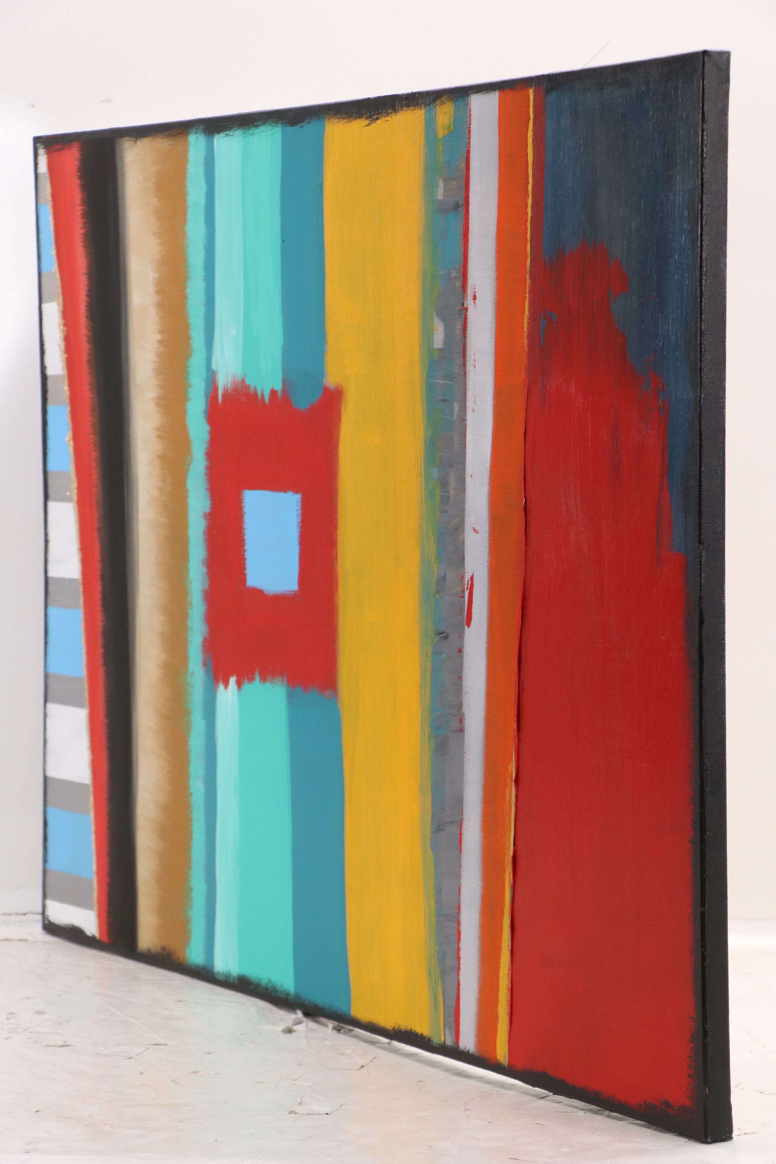 Neville Shenton Abstract Acrylic Painting