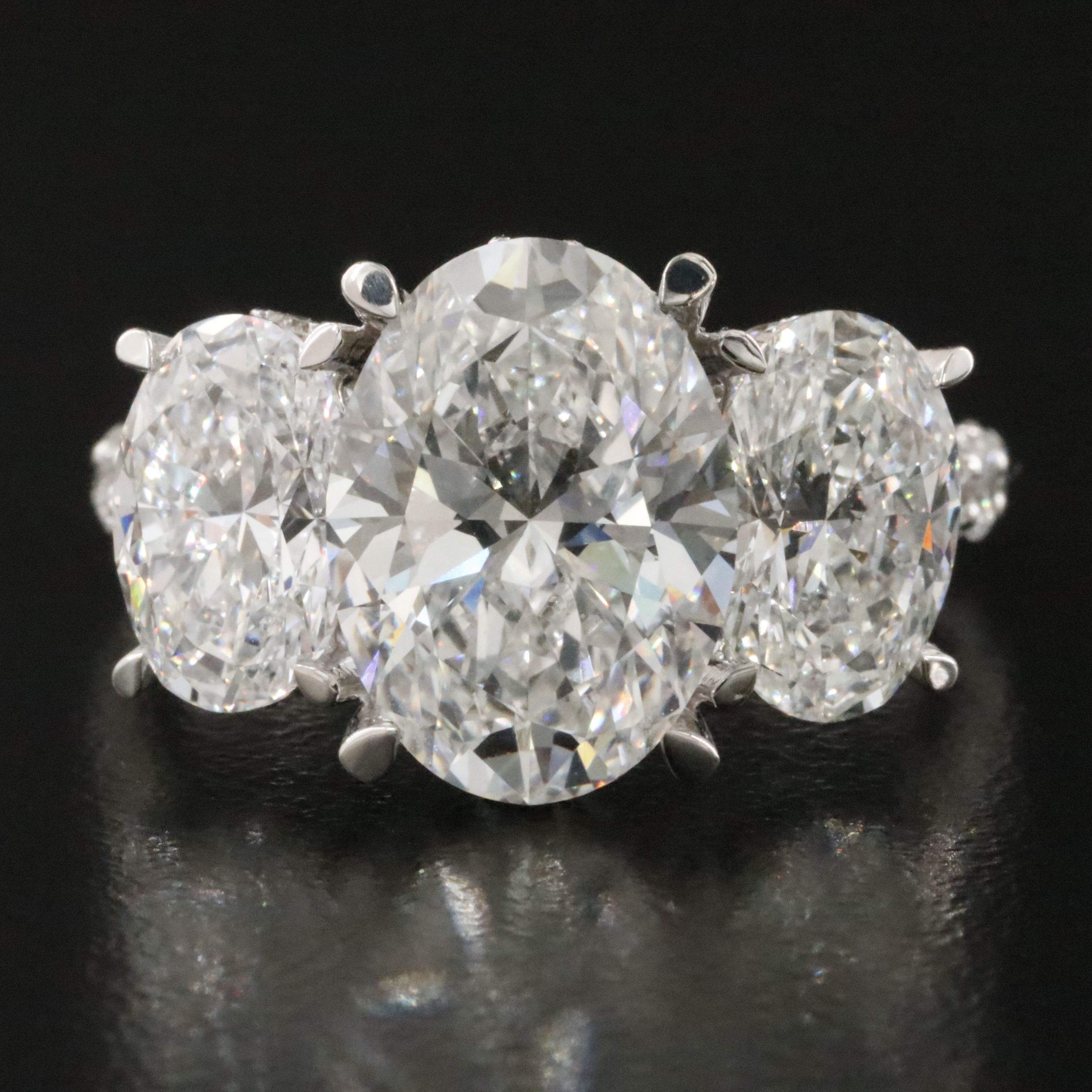 14K 7.14 CTW Lab Grown Diamond Ring