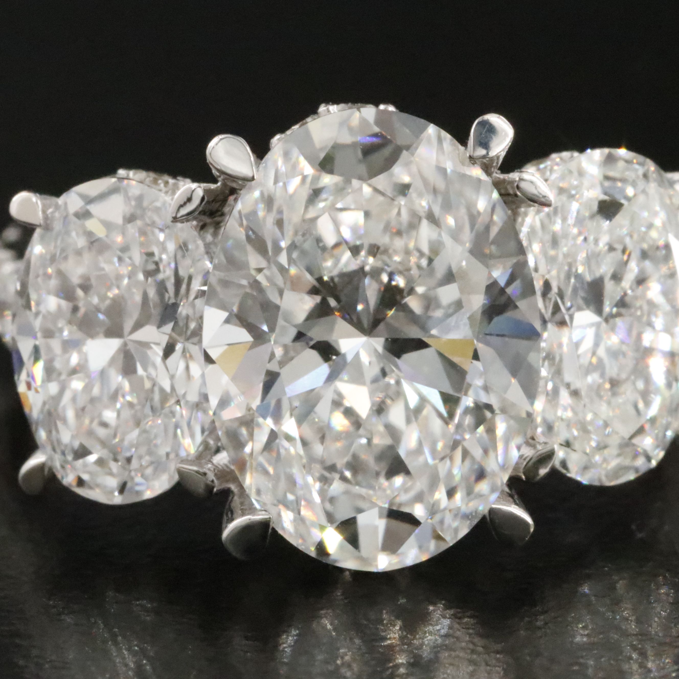 14K 7.14 CTW Lab Grown Diamond Ring