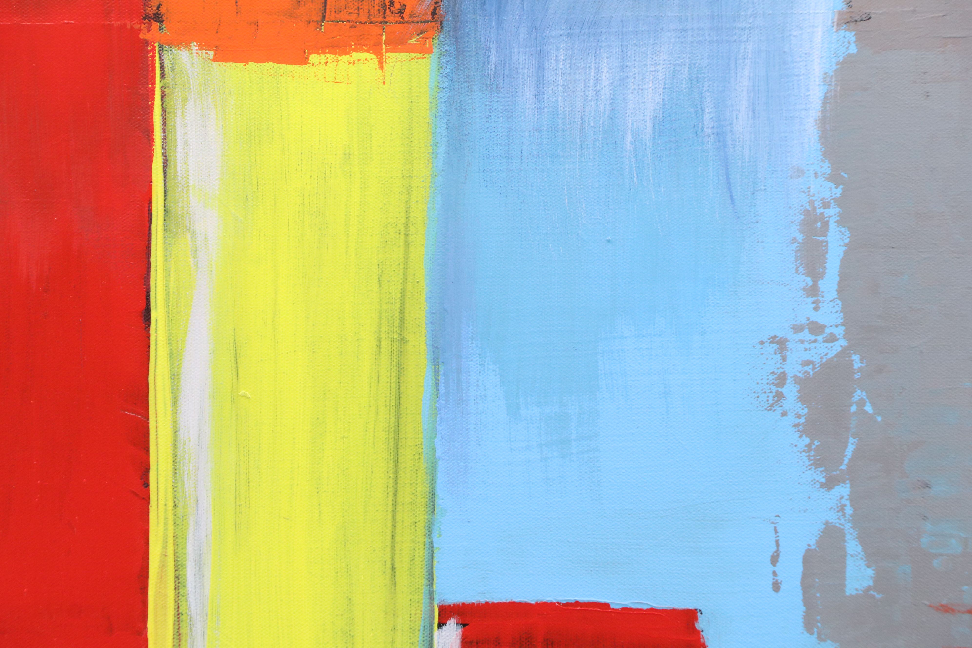 Neville Shenton Abstract Acrylic Painting