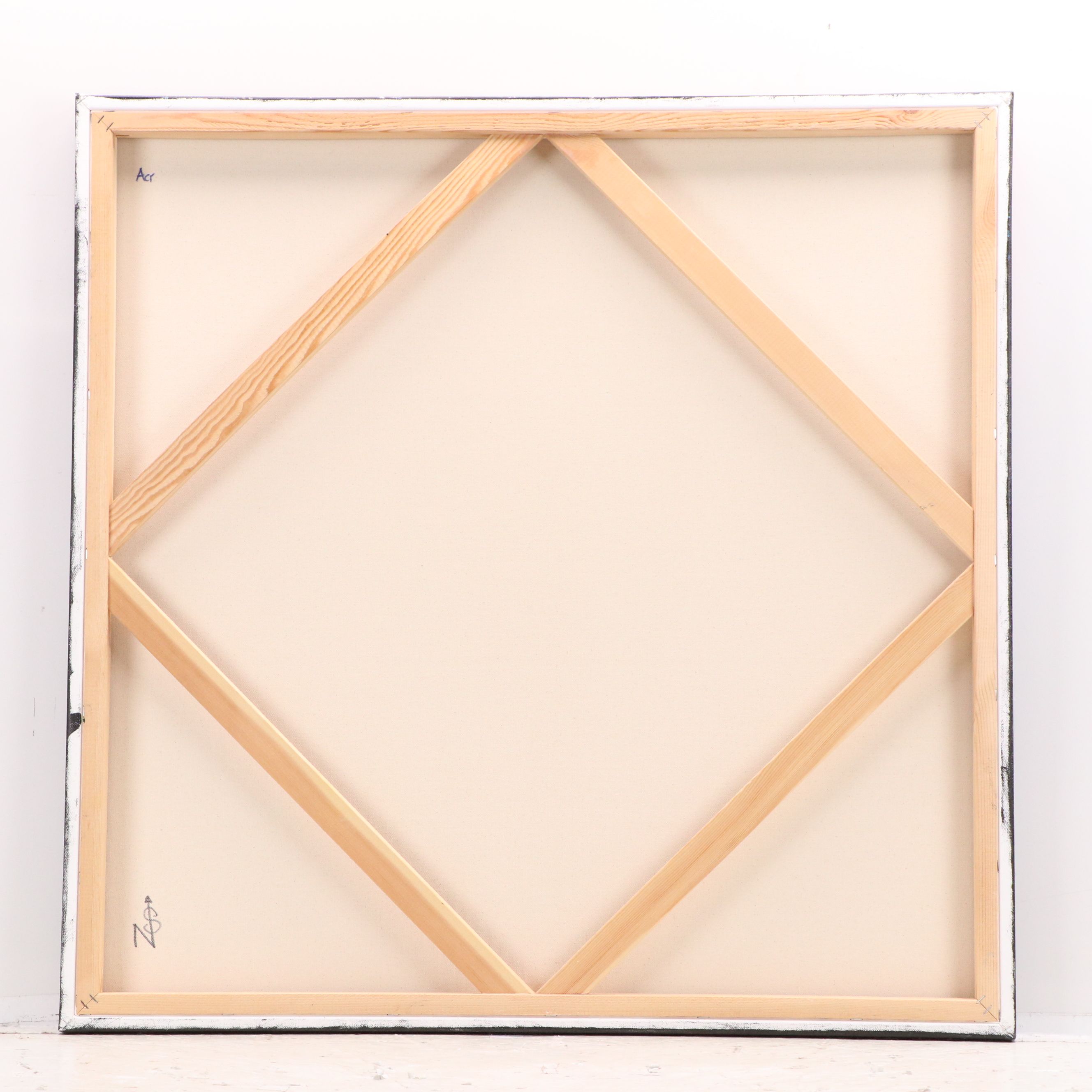 Neville Shenton Abstract Acrylic Painting