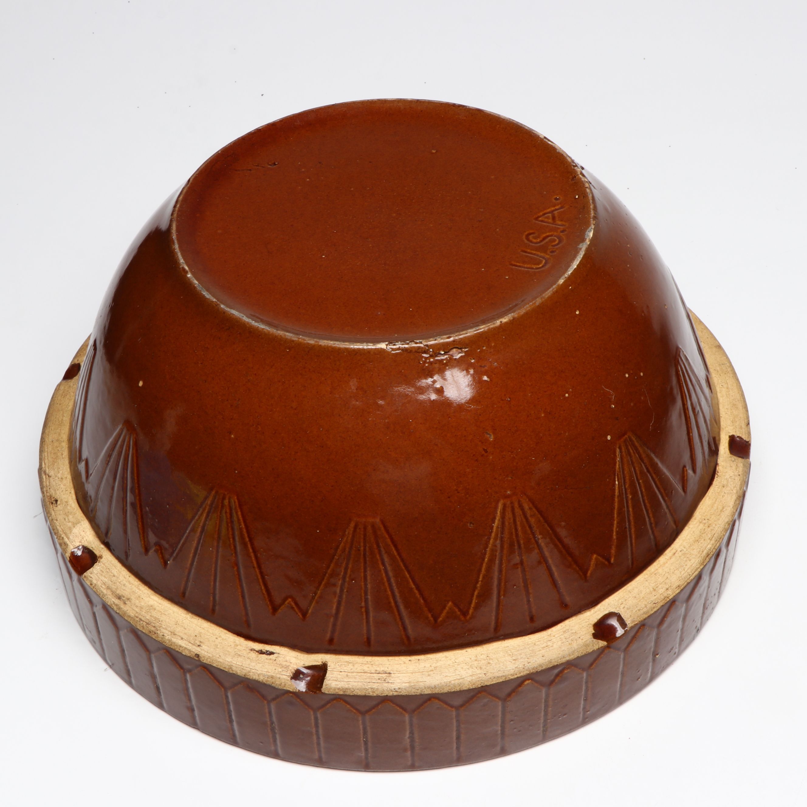 Marcrest and Other Stoneware Mixing Bowls with Deviled Egg Plate, More Bakeware