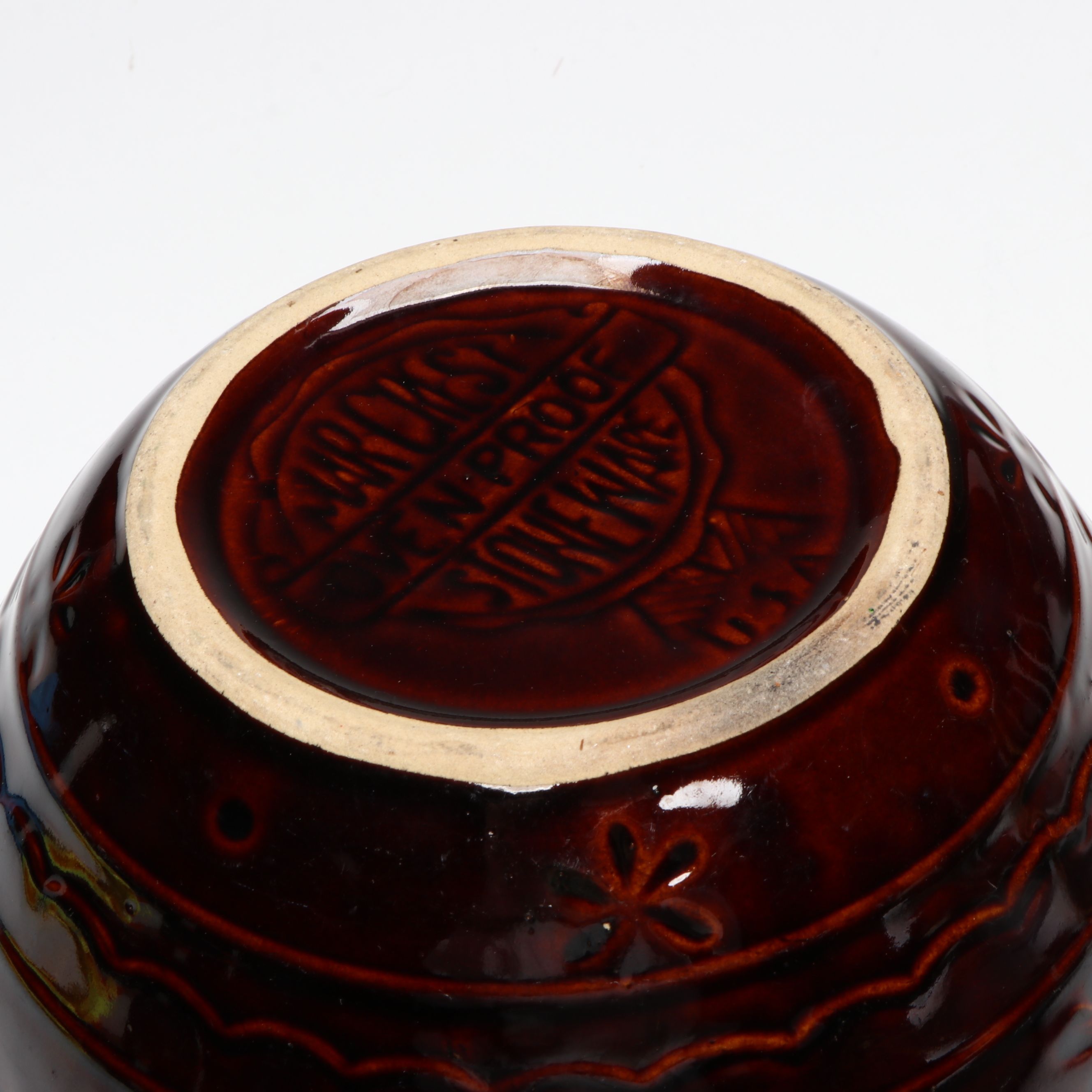 Marcrest and Other Stoneware Mixing Bowls with Deviled Egg Plate, More Bakeware