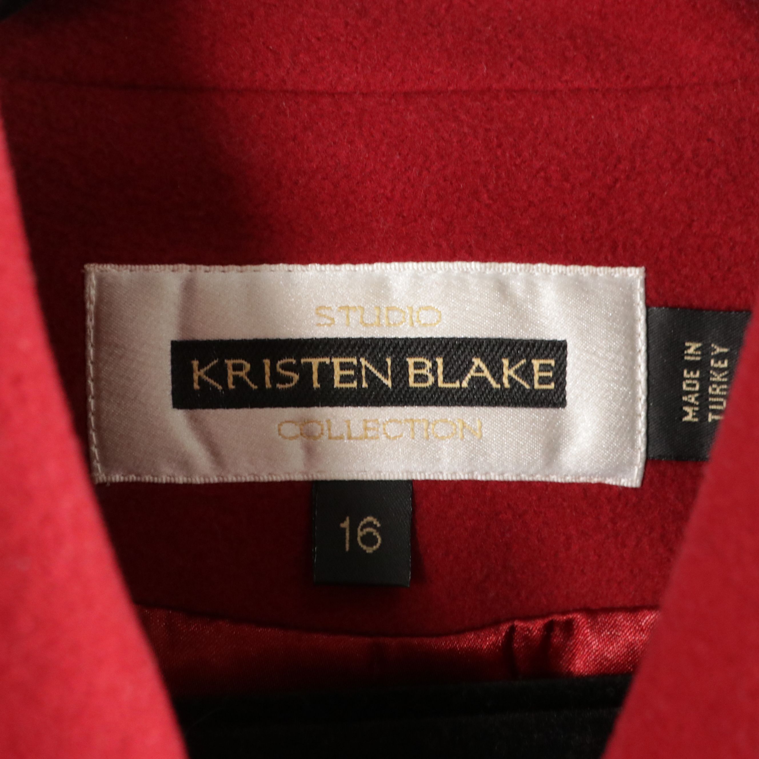 Brown and Red Wool Full-Length Button-Front Coats from Lauren Meren and More