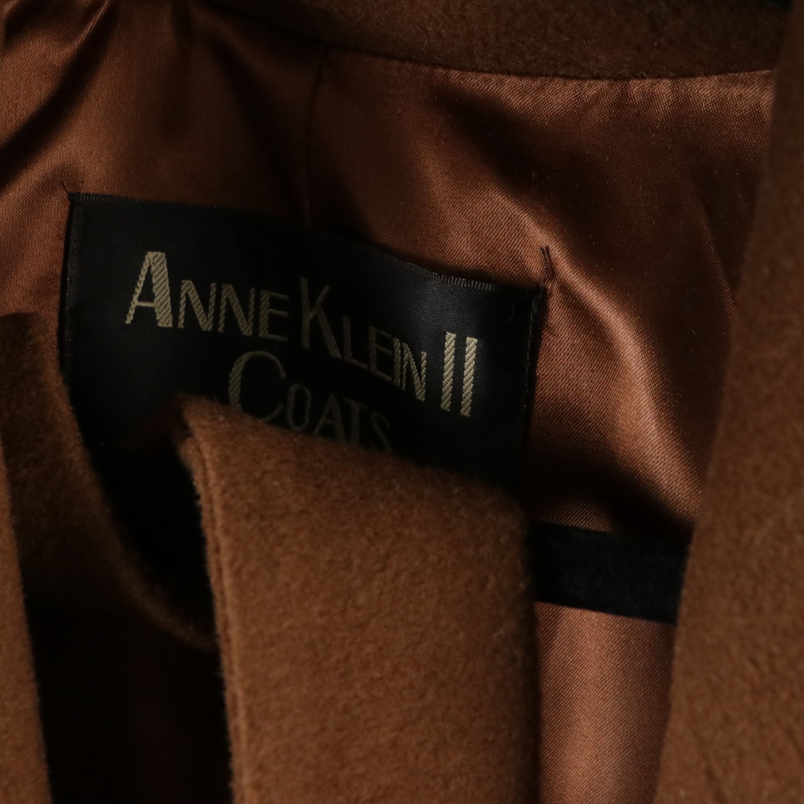 Brown and Red Wool Full-Length Button-Front Coats from Lauren Meren and More