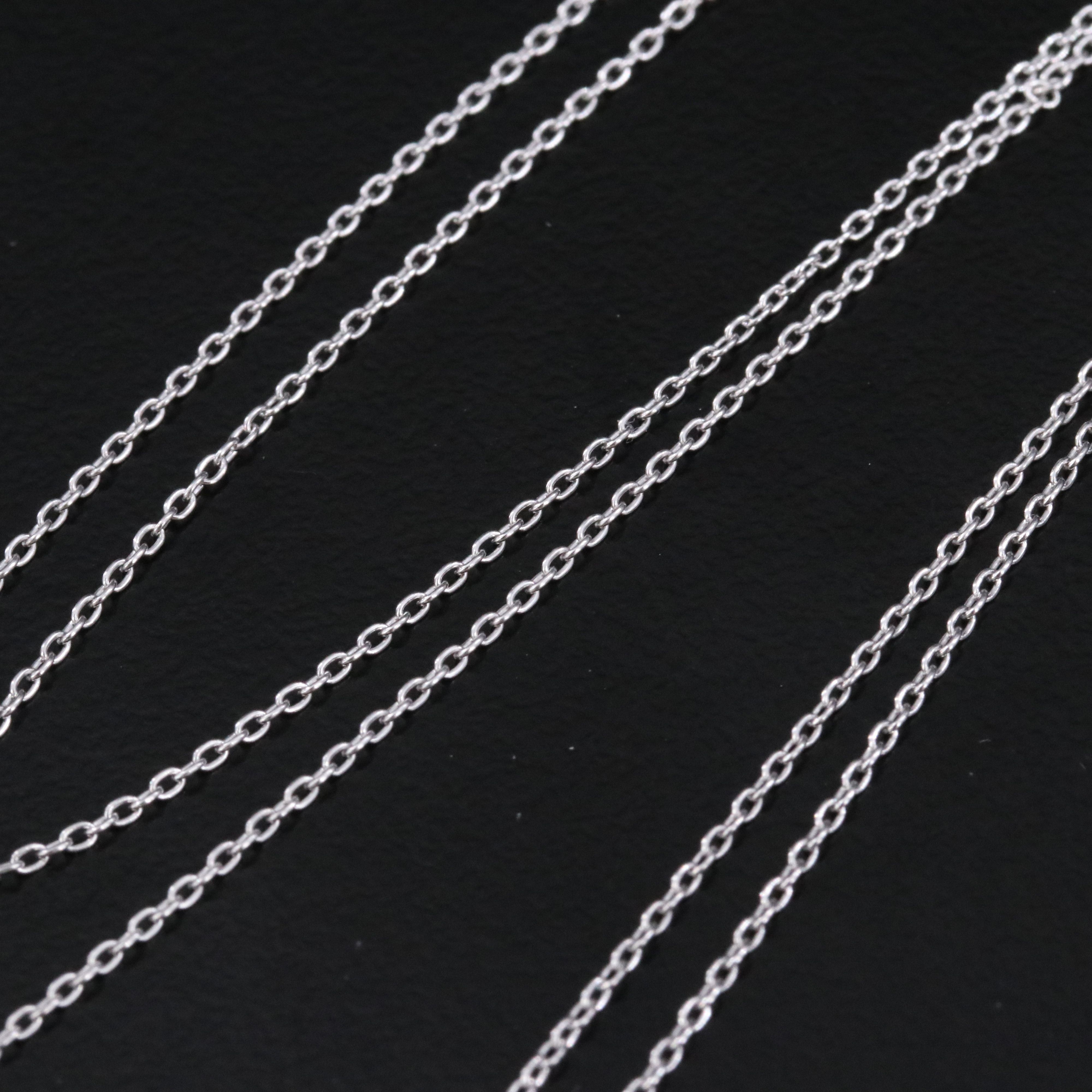 14K 10.01 CT Lab Grown Diamond Pendant Necklace with IGI Report