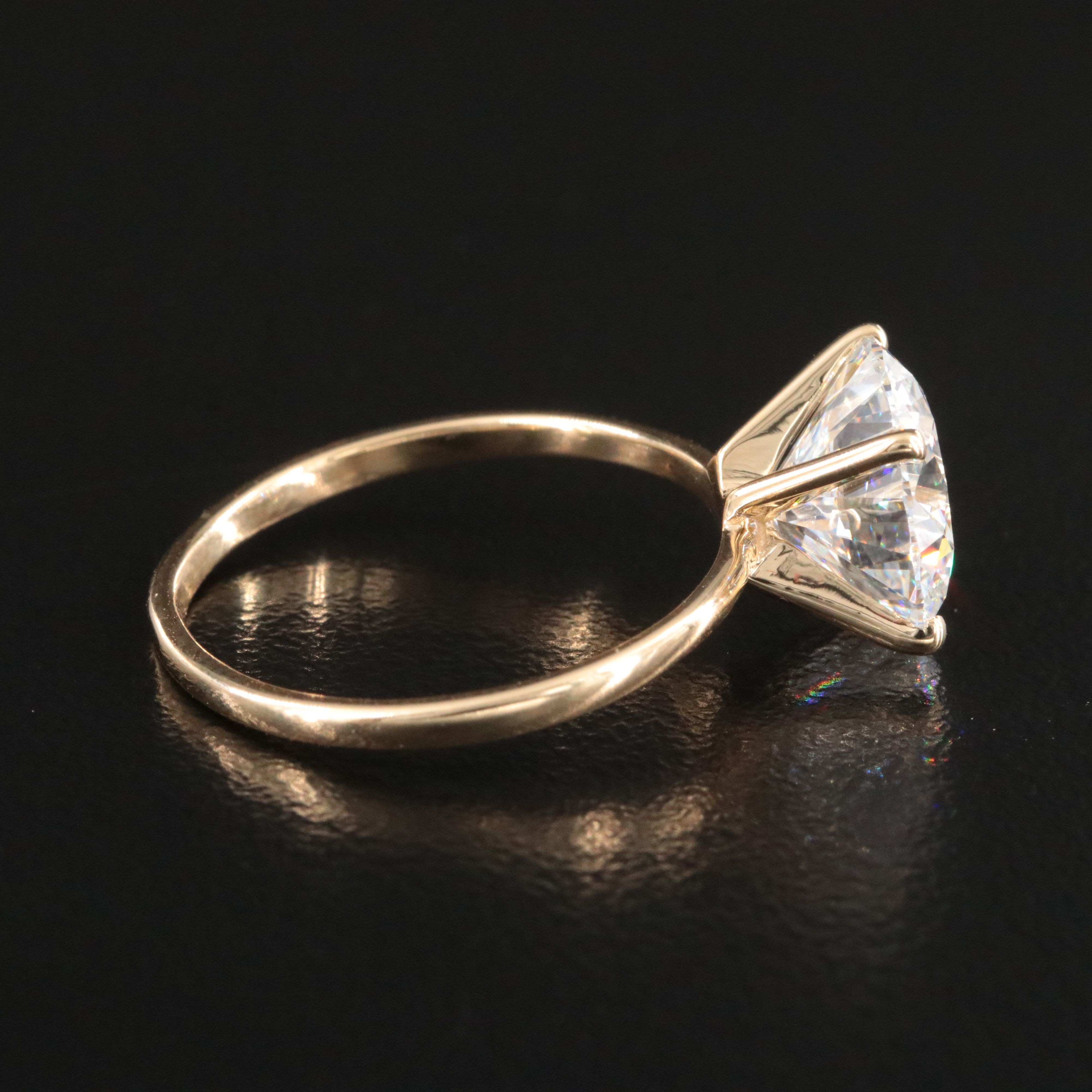 18K 3.03 CT Lab Grown Diamond Ring with IGI Report