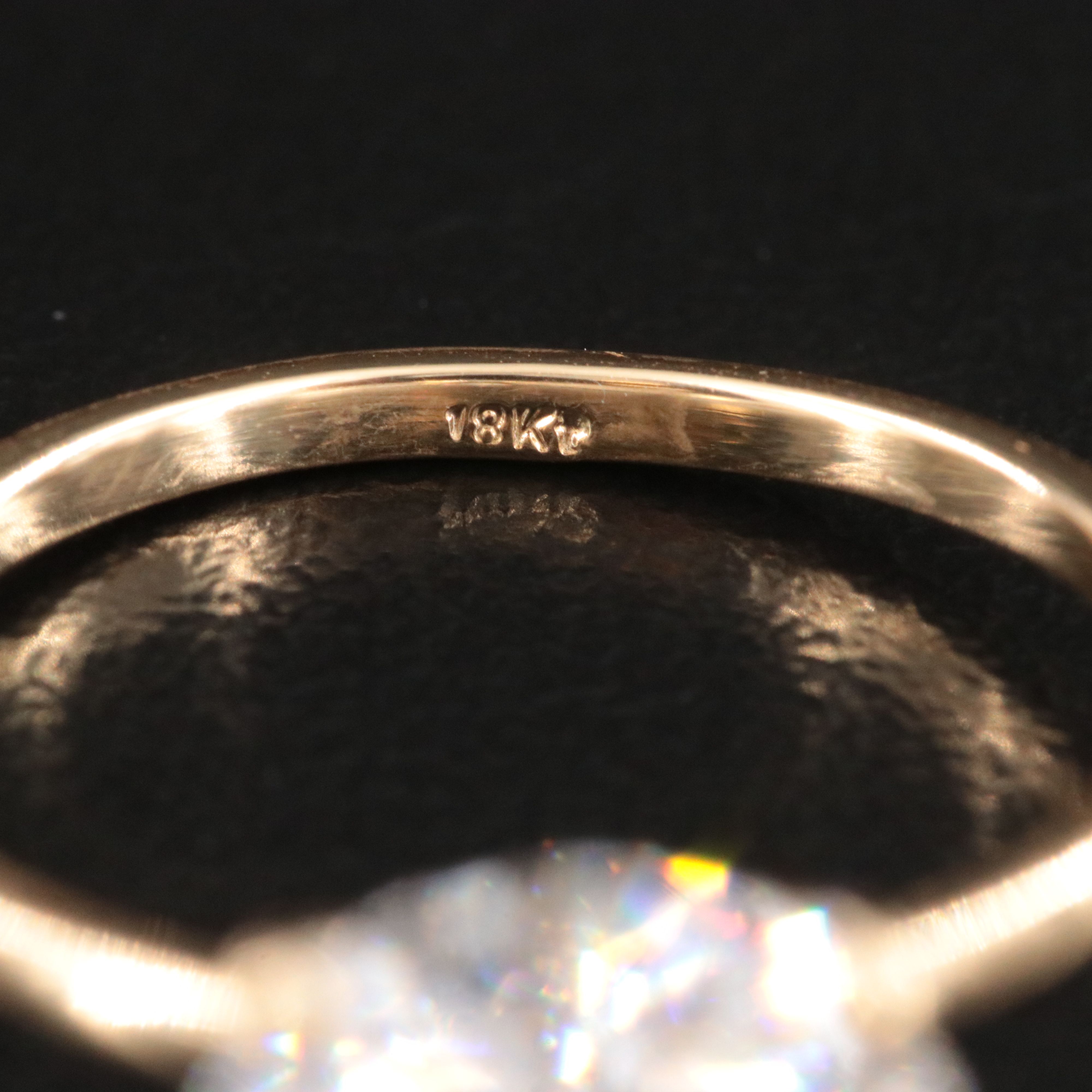 18K 3.03 CT Lab Grown Diamond Ring with IGI Report