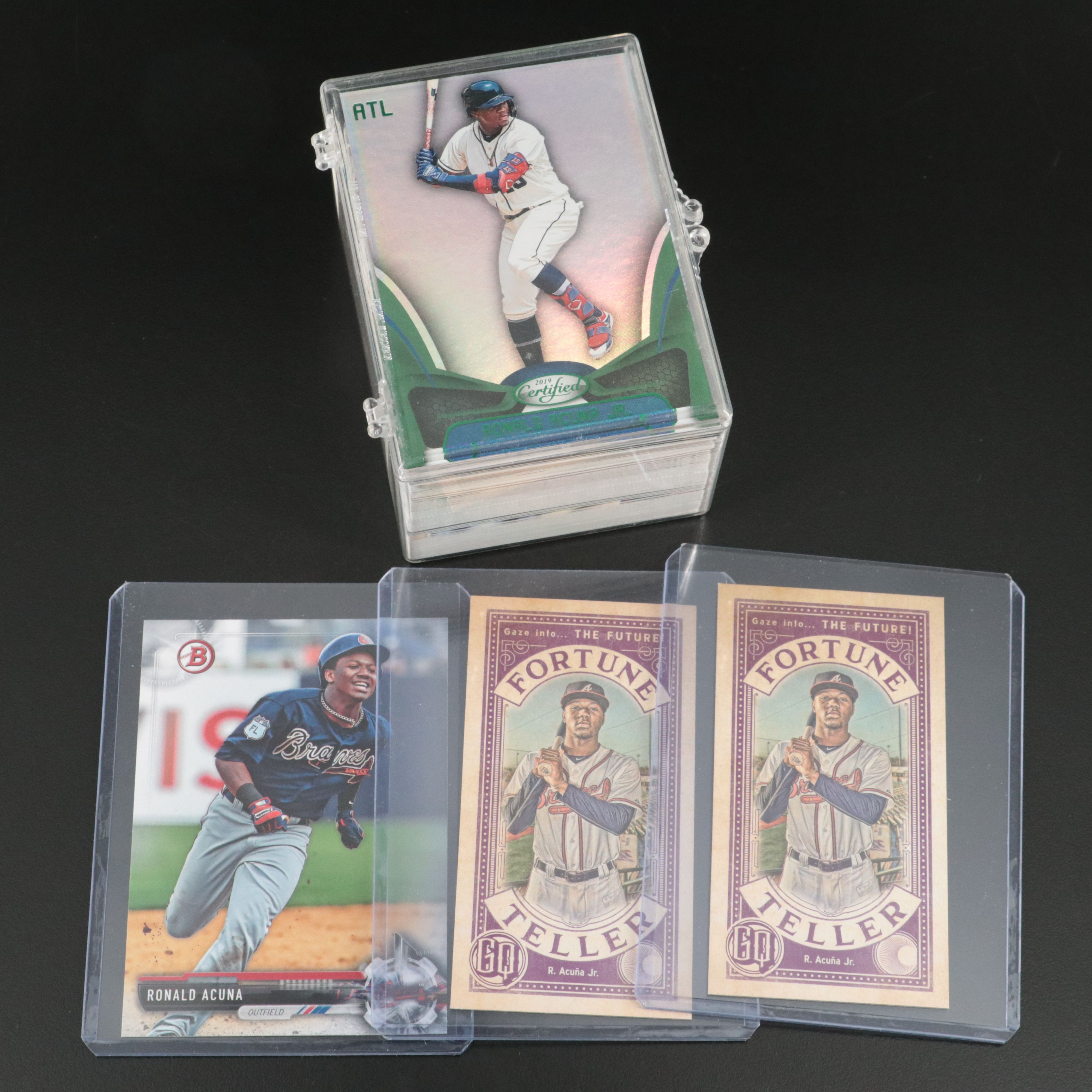 Ronald Acuna Jr. Baseball Cards Featuring Prospect, Insterts, and More 2017-2019