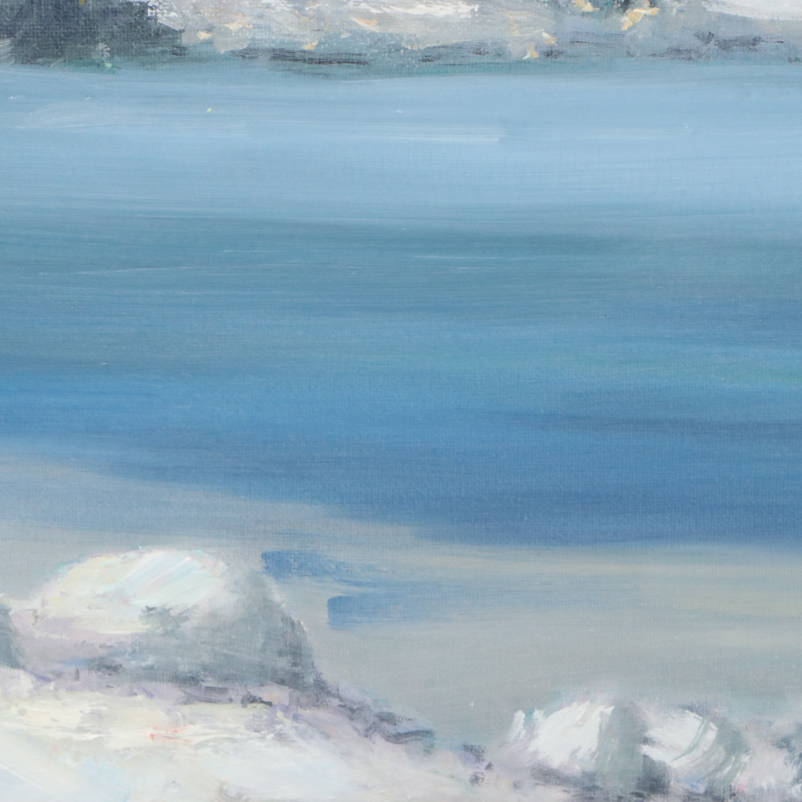 José M. Lima Oil Painting of Coastal Landscape, 2026