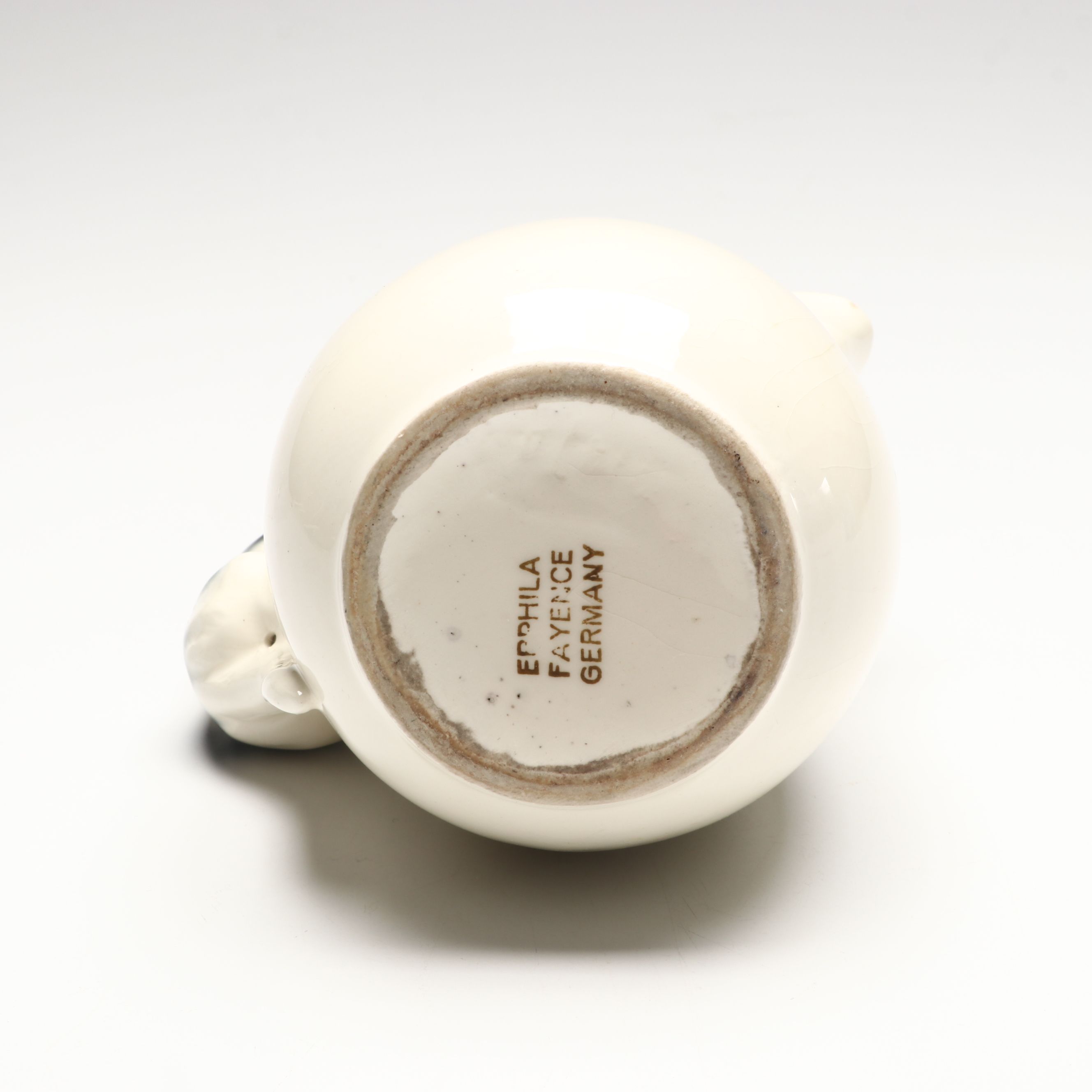 Erphila Fayence with Other Novelty Ceramic Animal Creamers, Early to Mid-20th C.