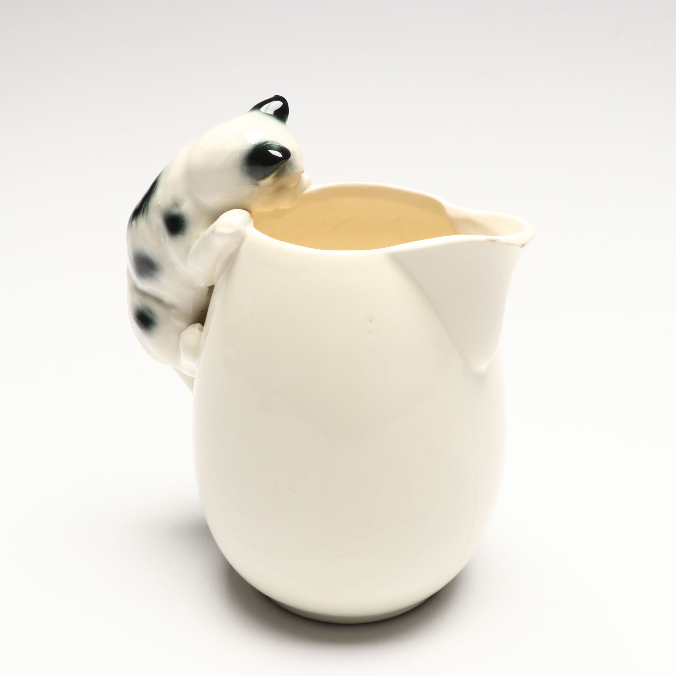 Erphila Fayence with Other Novelty Ceramic Animal Creamers, Early to Mid-20th C.